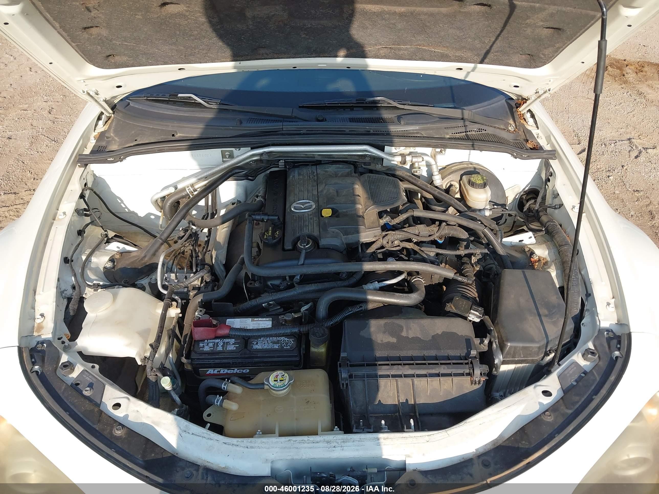 2007 Mazda Mx-5 Touring Белый vin: JM1NC25F570128024