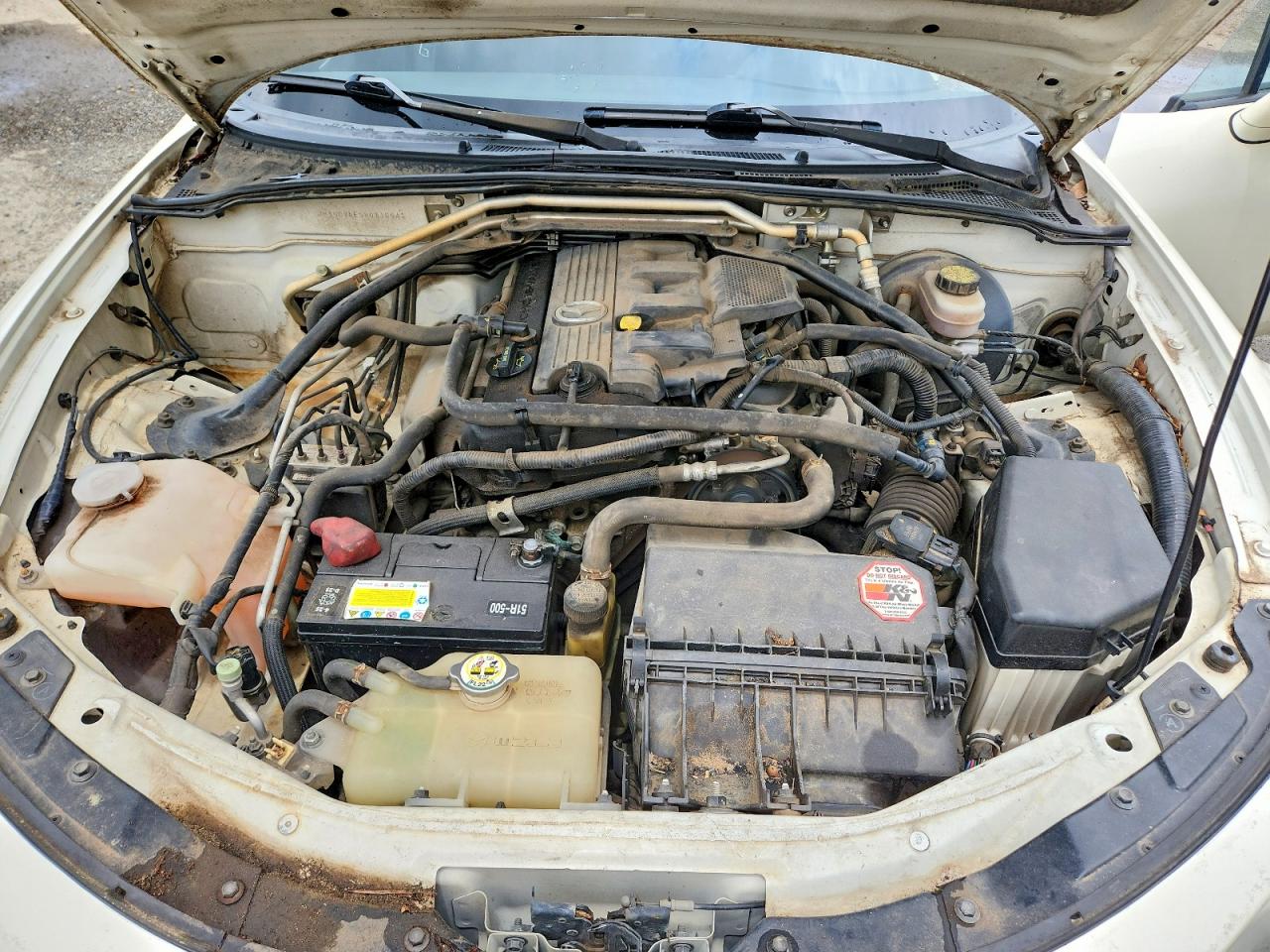 2008 Mazda Mx-5 Miata Cream vin: JM1NC25F580139641