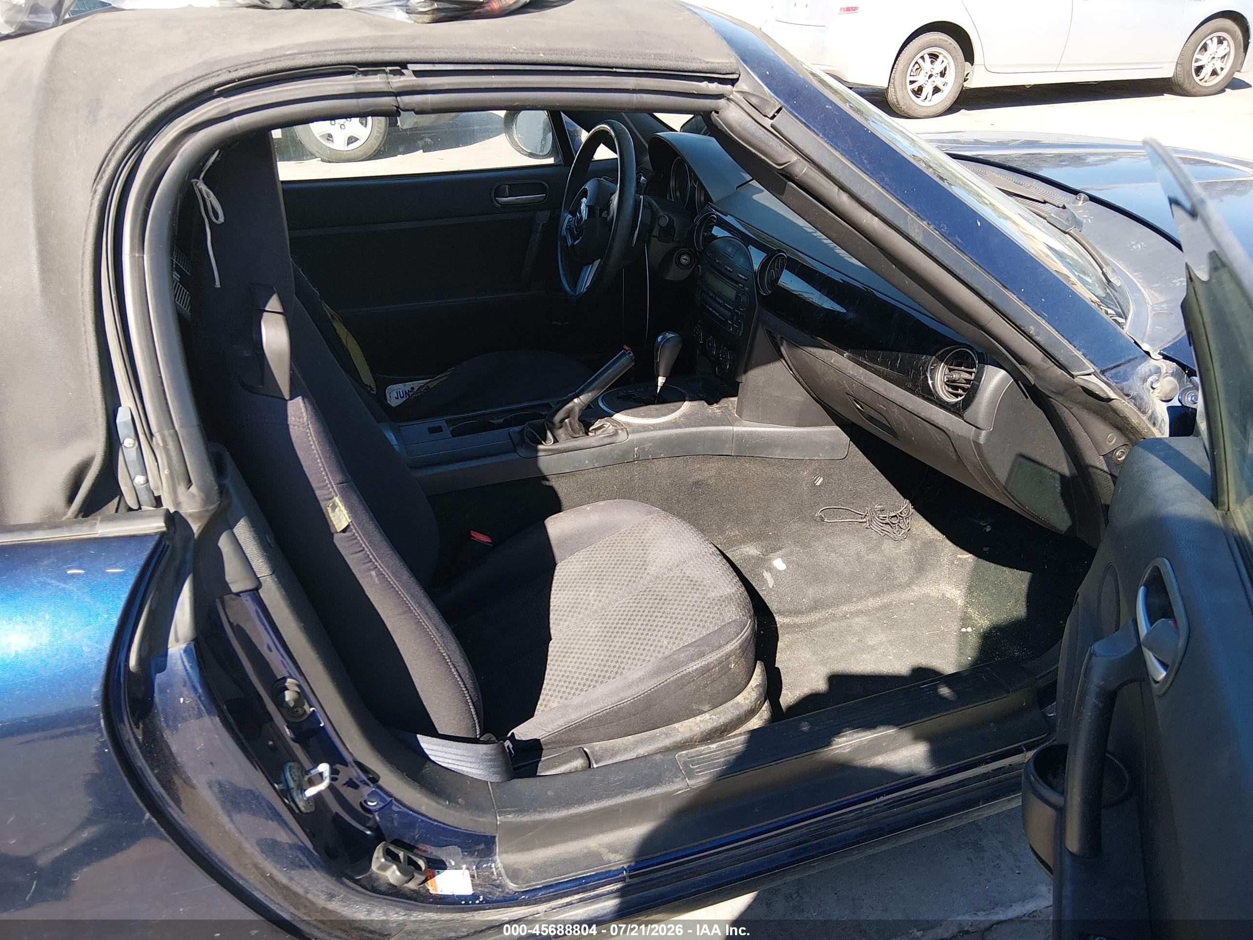 2008 Mazda Mx-5 Miata   Blue vin: JM1NC25F580153605