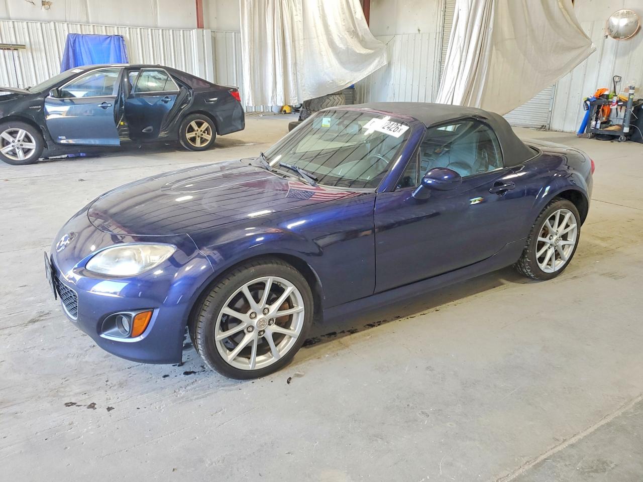 2009 Mazda Mx-5 Miata Blue vin: JM1NC25F590202626