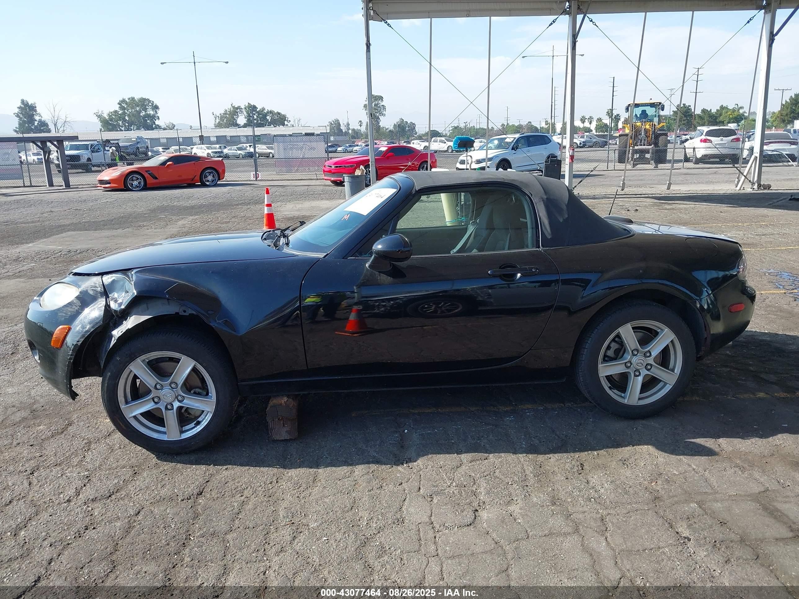 2006 Mazda Mx-5 Touring Black vin: JM1NC25F660107858