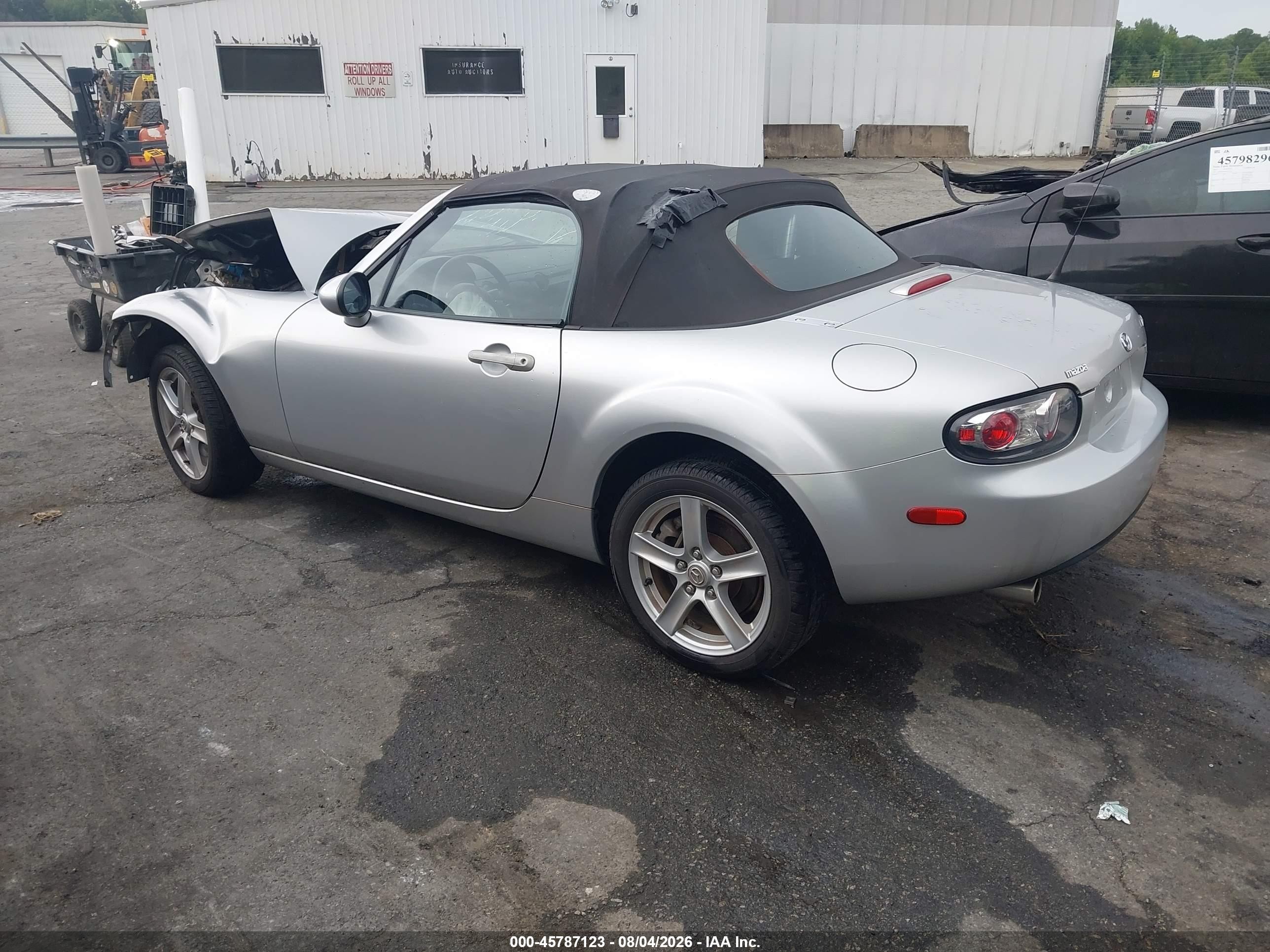 2006 Mazda Mx-5 Touring Gray vin: JM1NC25F660108315