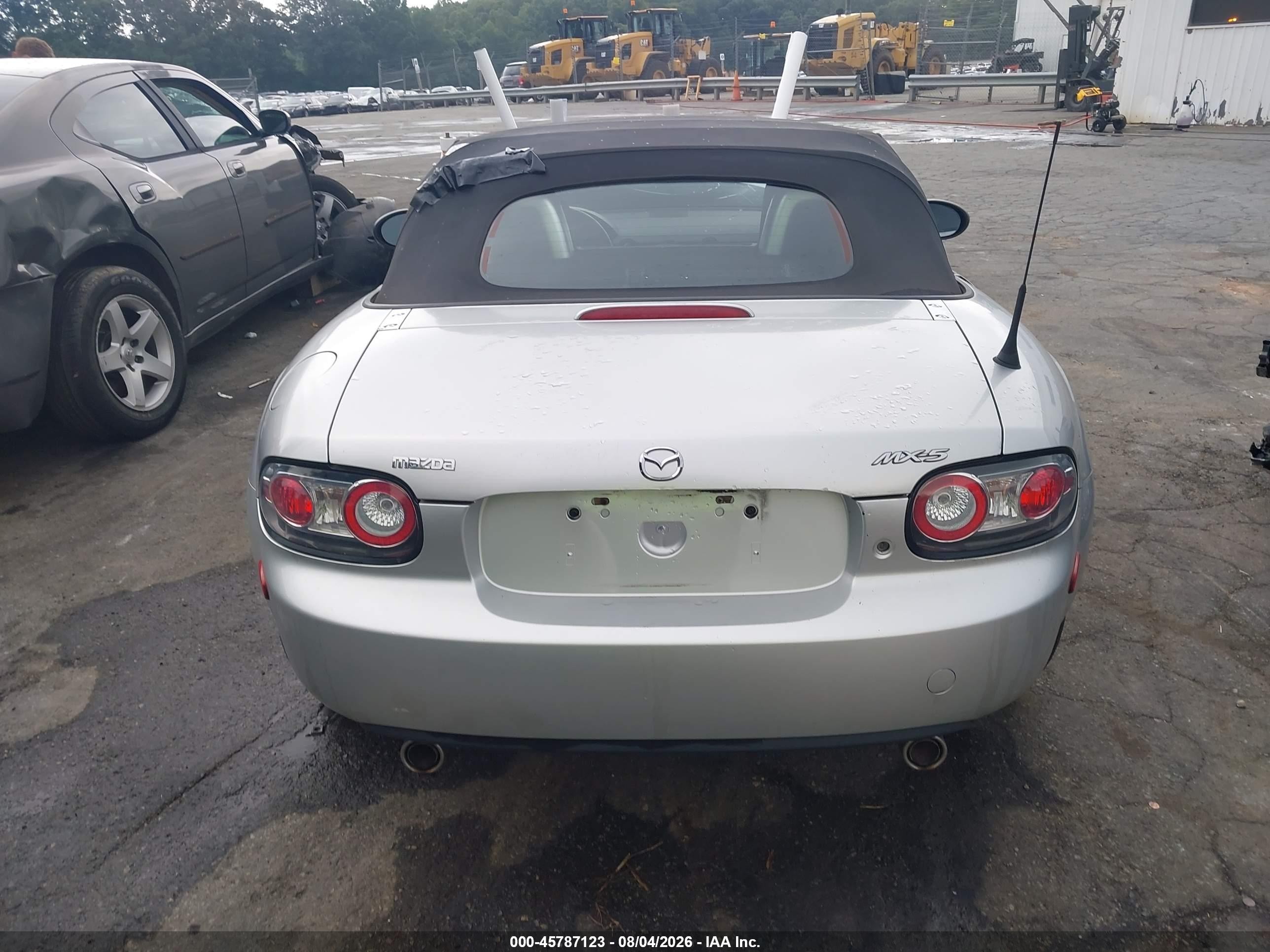 2006 Mazda Mx-5 Touring Gray vin: JM1NC25F660108315
