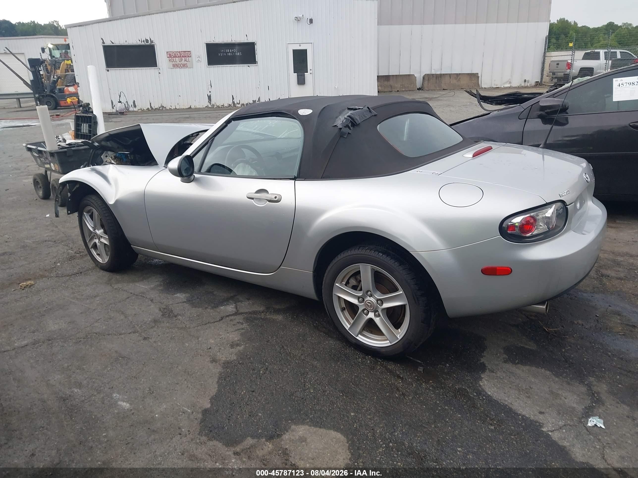 2006 Mazda Mx-5 Touring Gray vin: JM1NC25F660108315