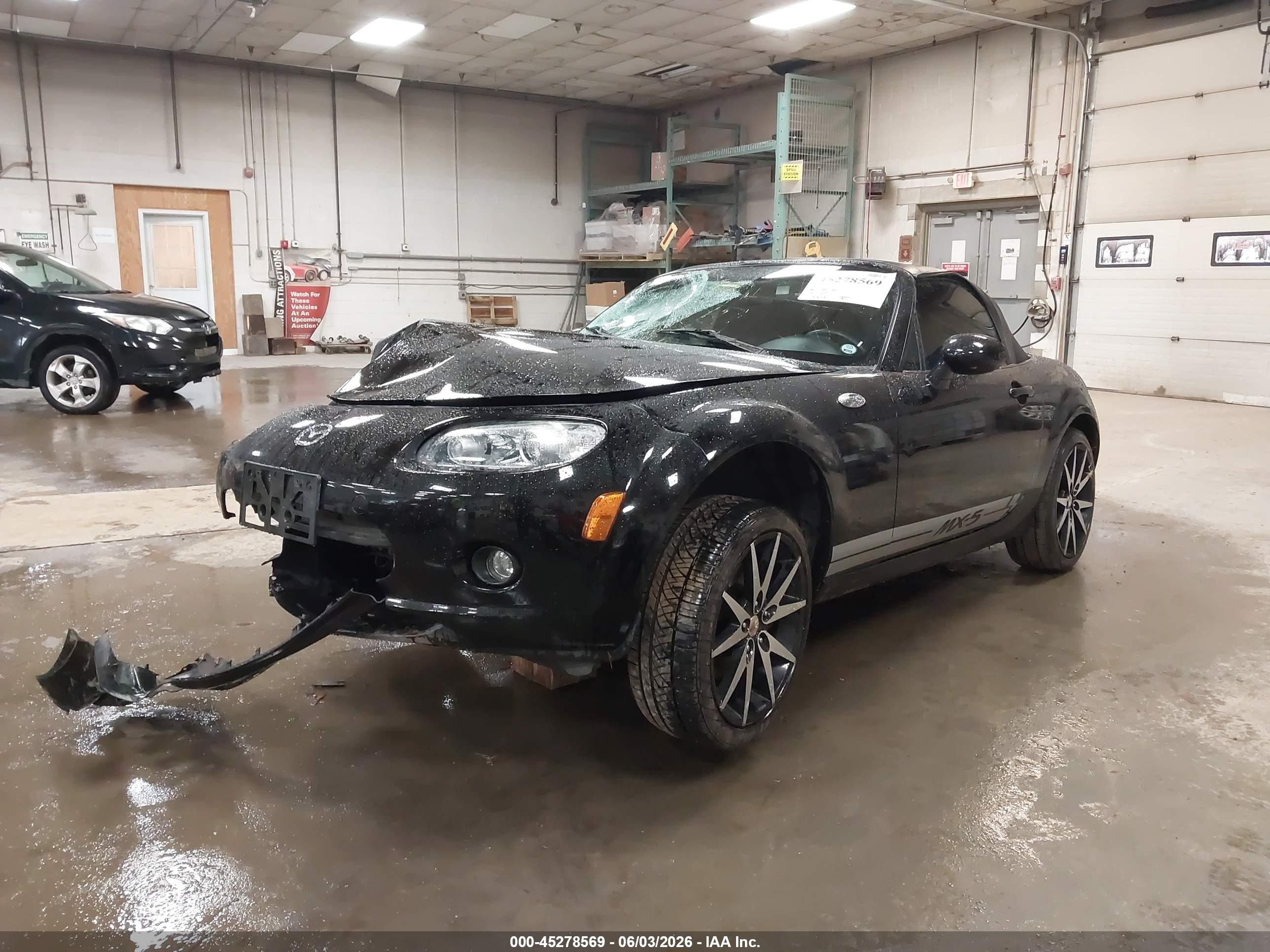 2006 Mazda Mx-5 Sport Black vin: JM1NC25F660108394