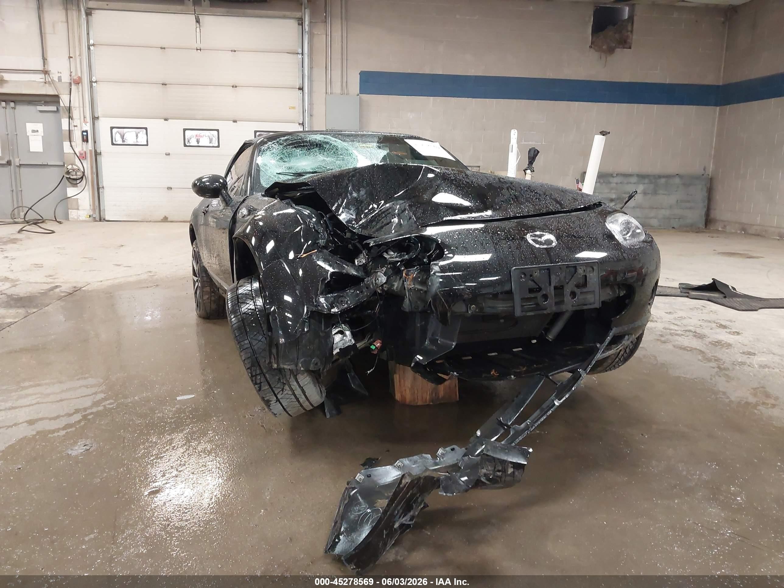 2006 Mazda Mx-5 Sport Black vin: JM1NC25F660108394