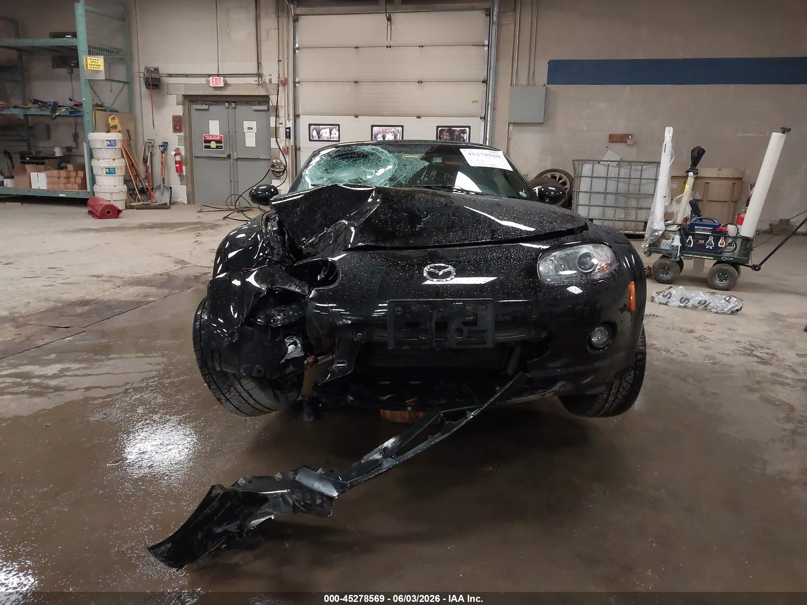 2006 Mazda Mx-5 Sport Black vin: JM1NC25F660108394