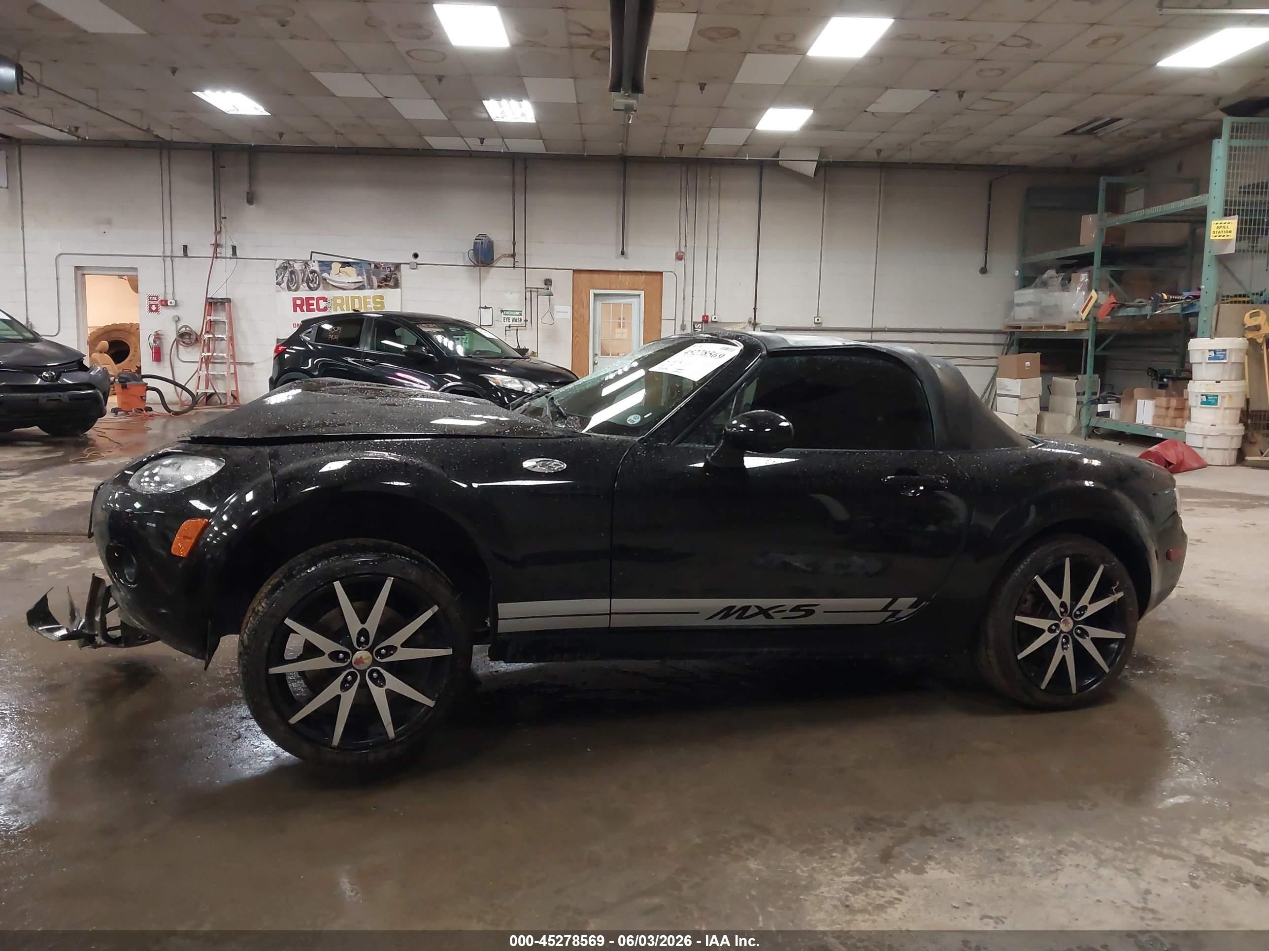 2006 Mazda Mx-5 Sport Black vin: JM1NC25F660108394