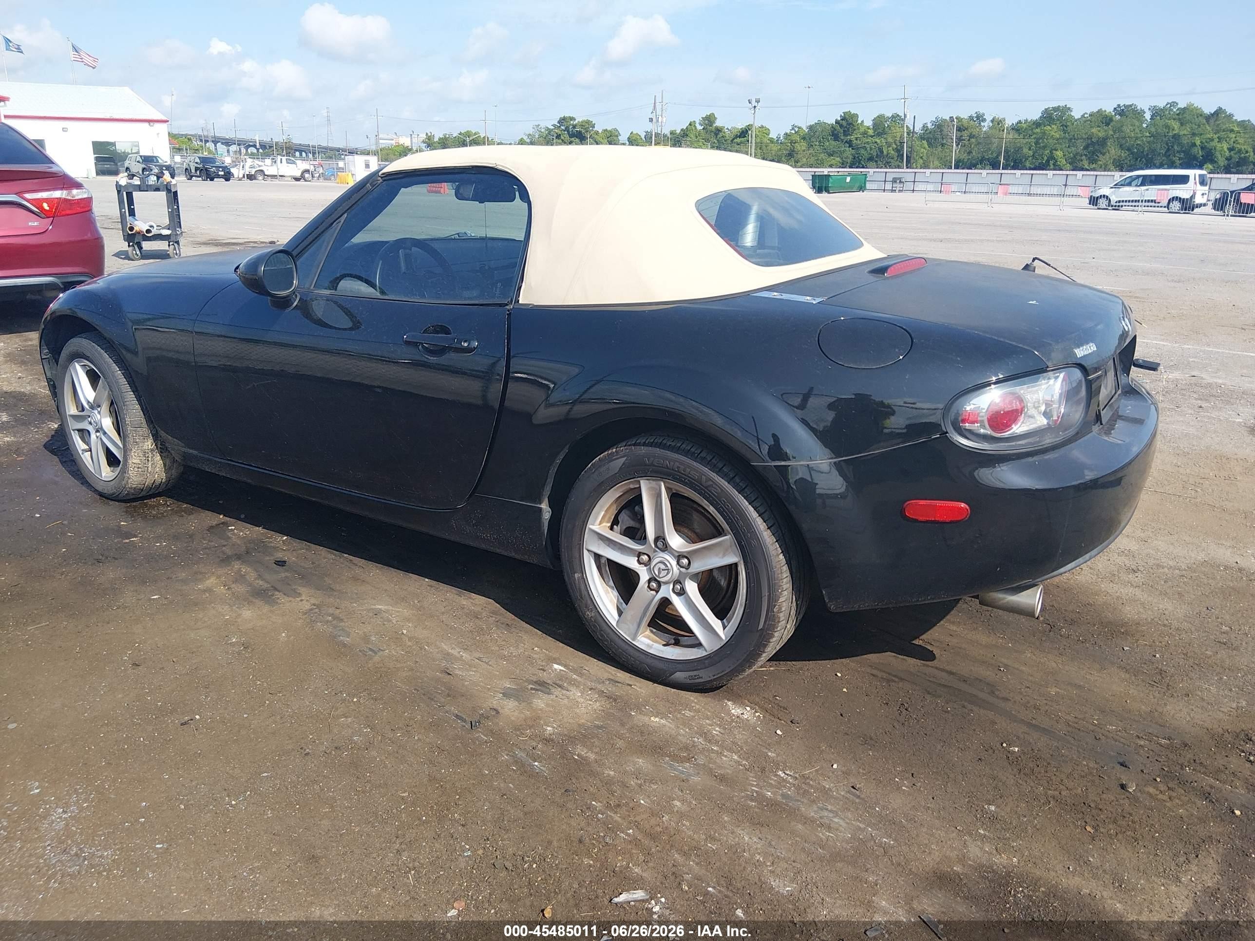 2007 Mazda Mx-5 Sport Черный vin: JM1NC25F670137525