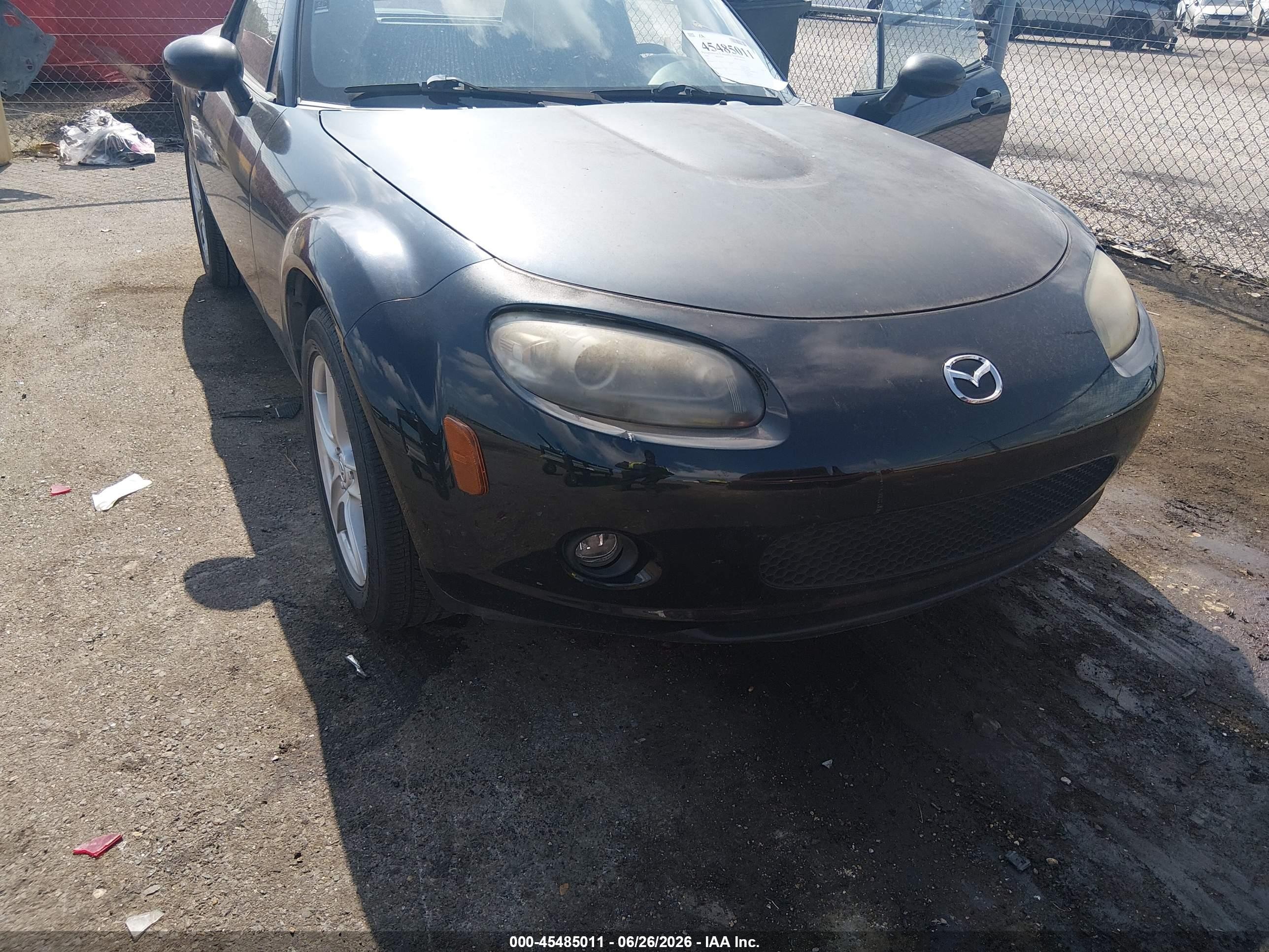 2007 Mazda Mx-5 Sport Черный vin: JM1NC25F670137525