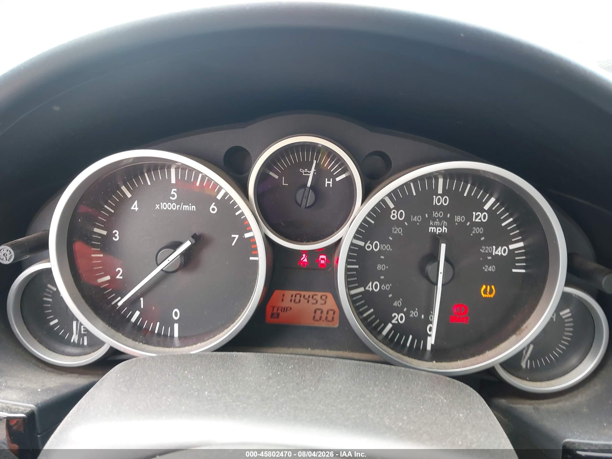 2008 Mazda Mx-5 Sport Blue vin: JM1NC25F680146209