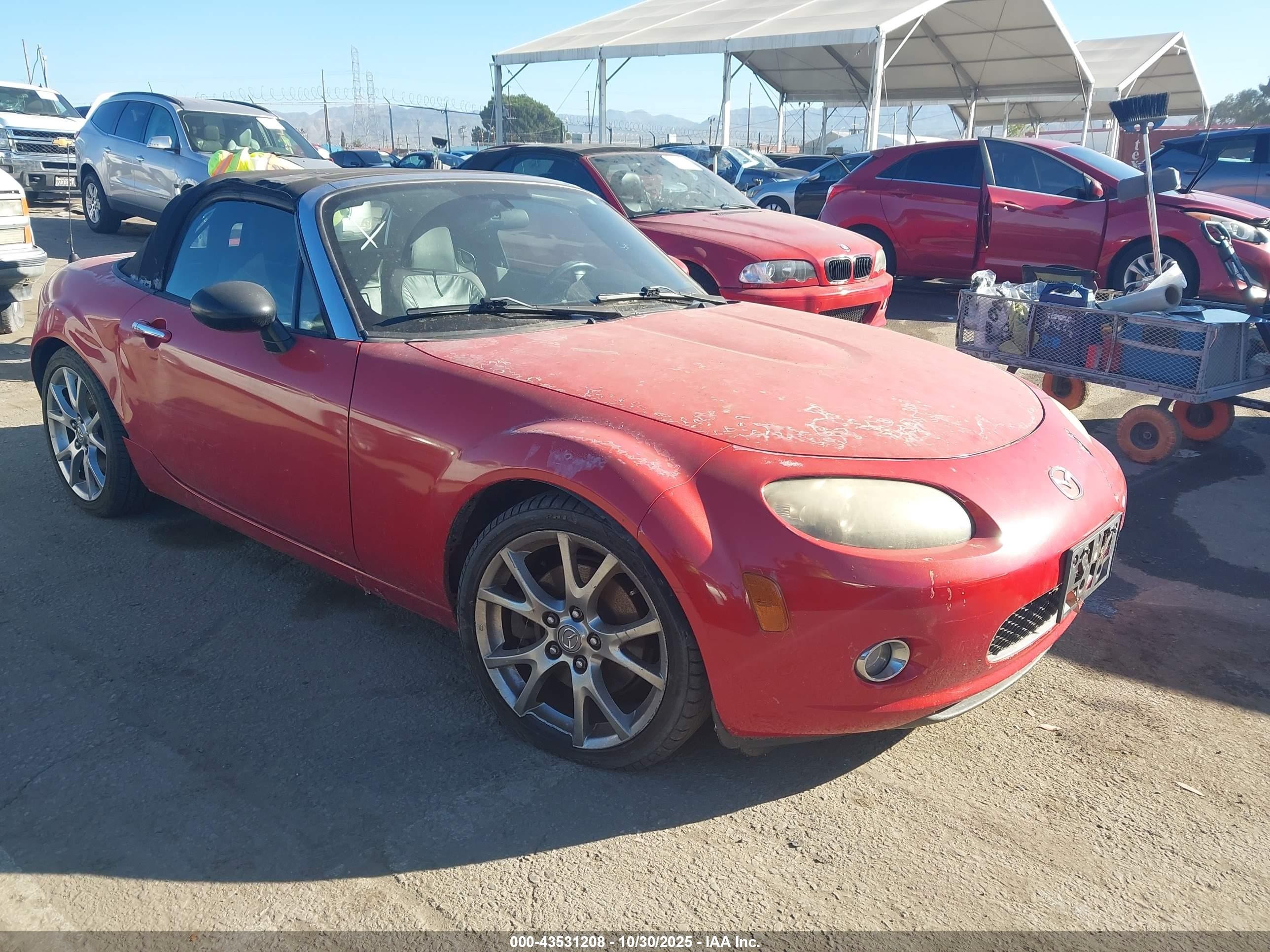 2006 Mazda Mx-5 3rd Generation Limited Red vin: JM1NC25F760100949