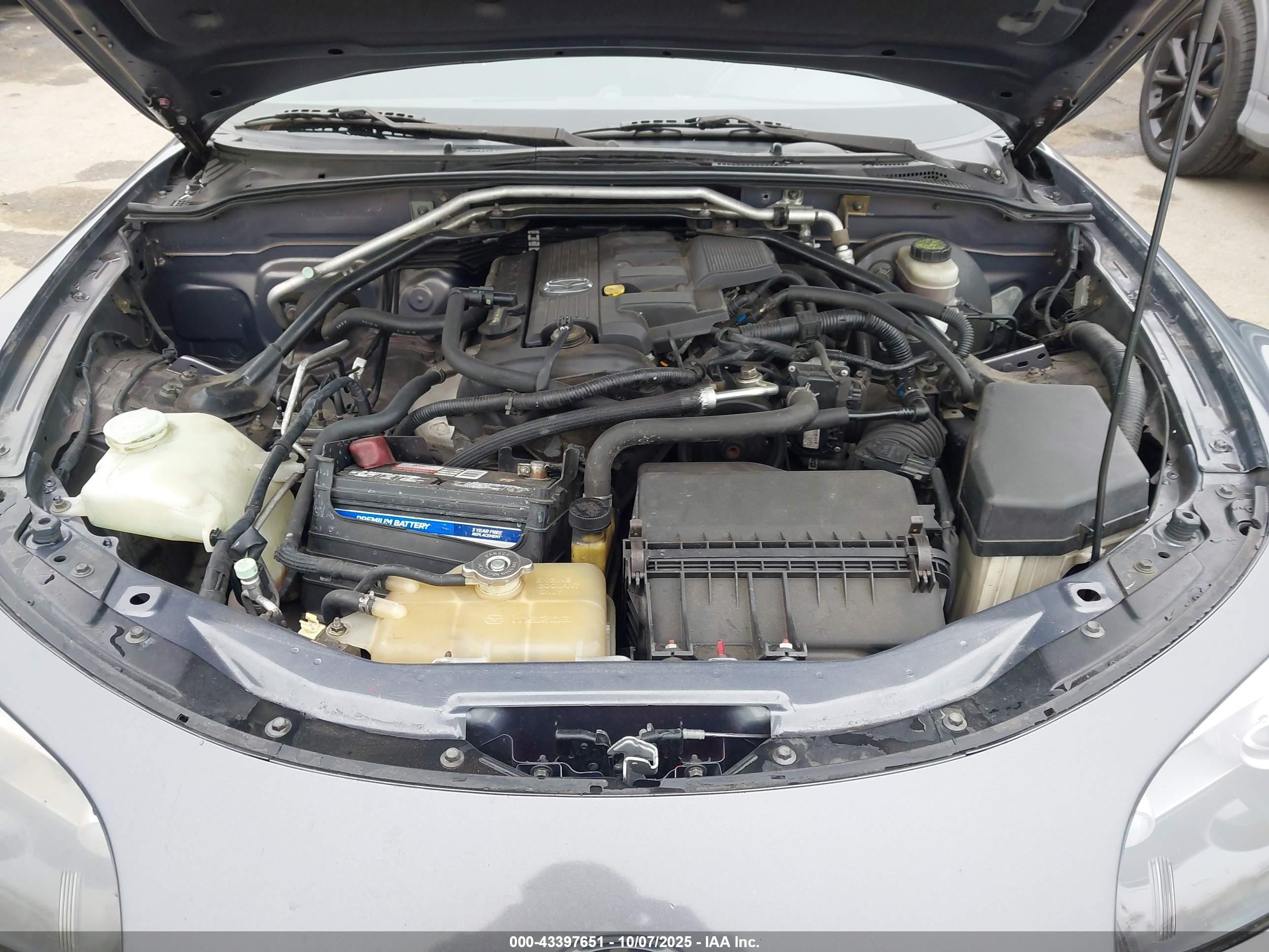 2006 Mazda Mx-5 Sport Gray vin: JM1NC25F760100966