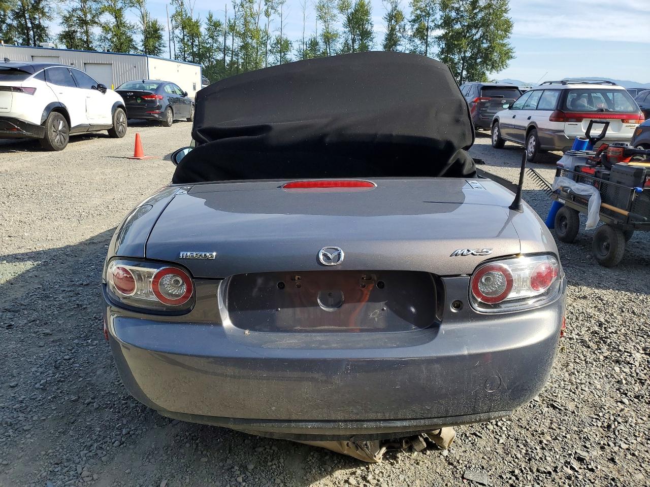 2006 Mazda Mx-5 Miata Gray vin: JM1NC25F760104404