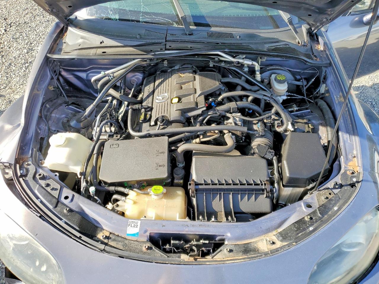 2006 Mazda Mx-5 Miata Gray vin: JM1NC25F760104404