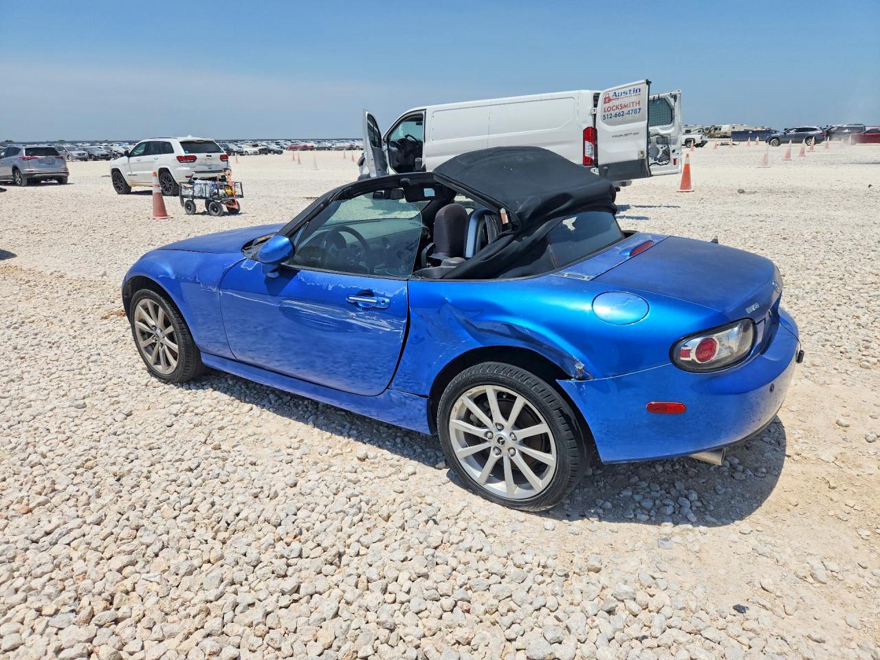 2006 Mazda Mx-5 Miata Синий vin: JM1NC25F760107657