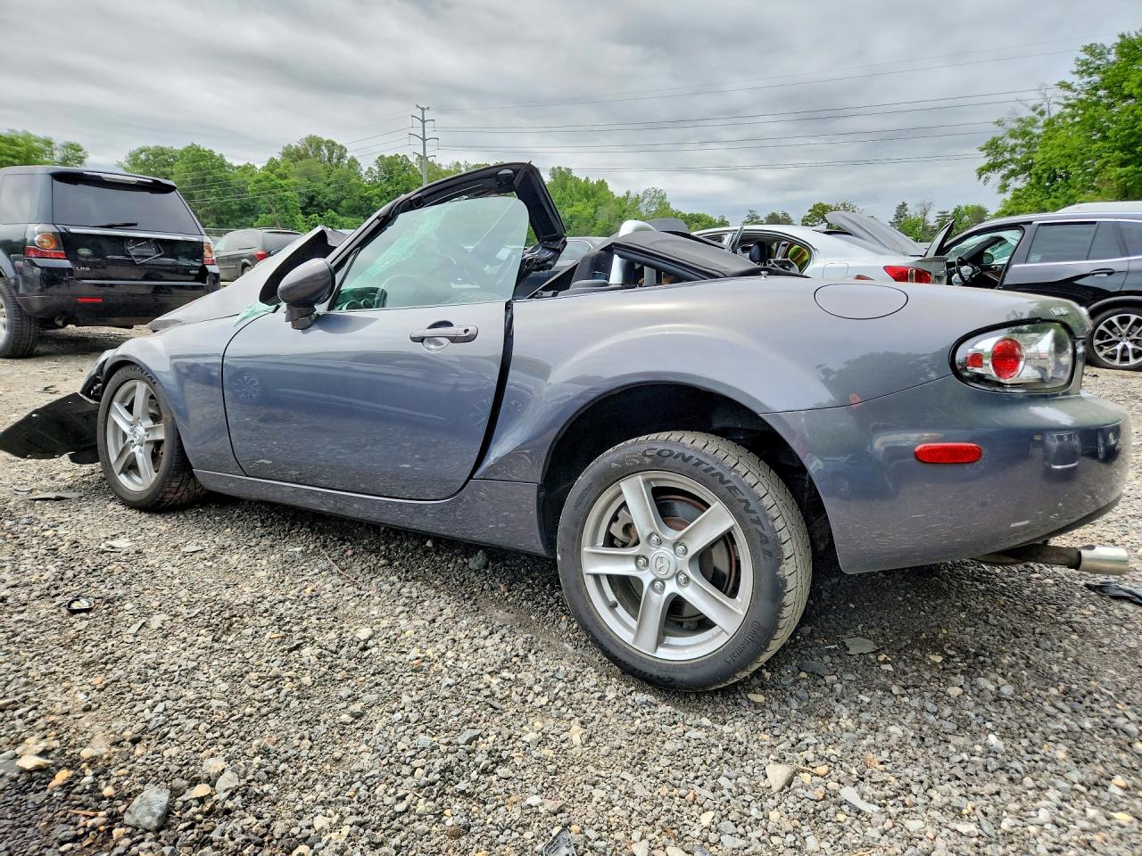 2006 Mazda Mx-5 Miata Gray vin: JM1NC25F760110204