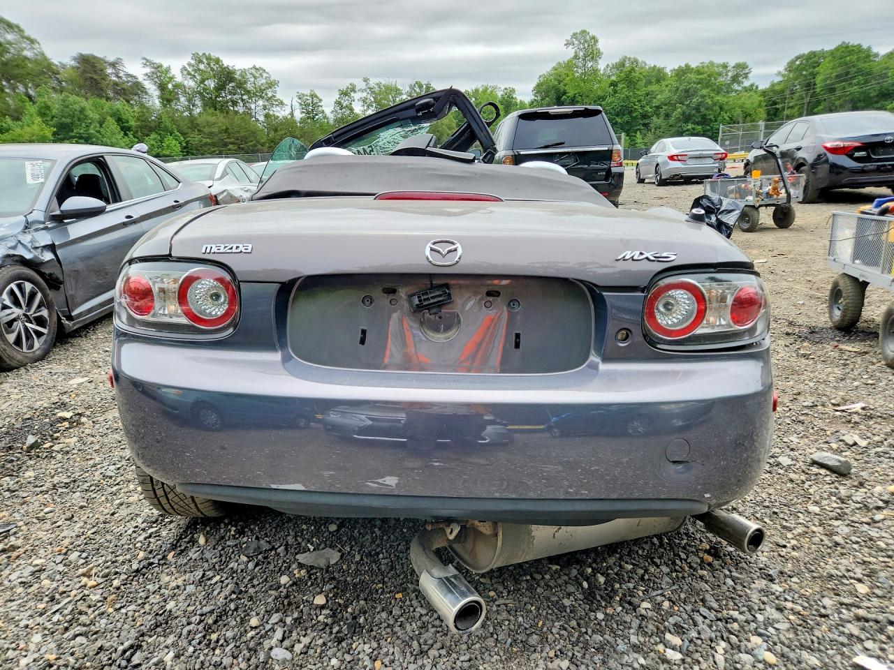 2006 Mazda Mx-5 Miata Gray vin: JM1NC25F760110204