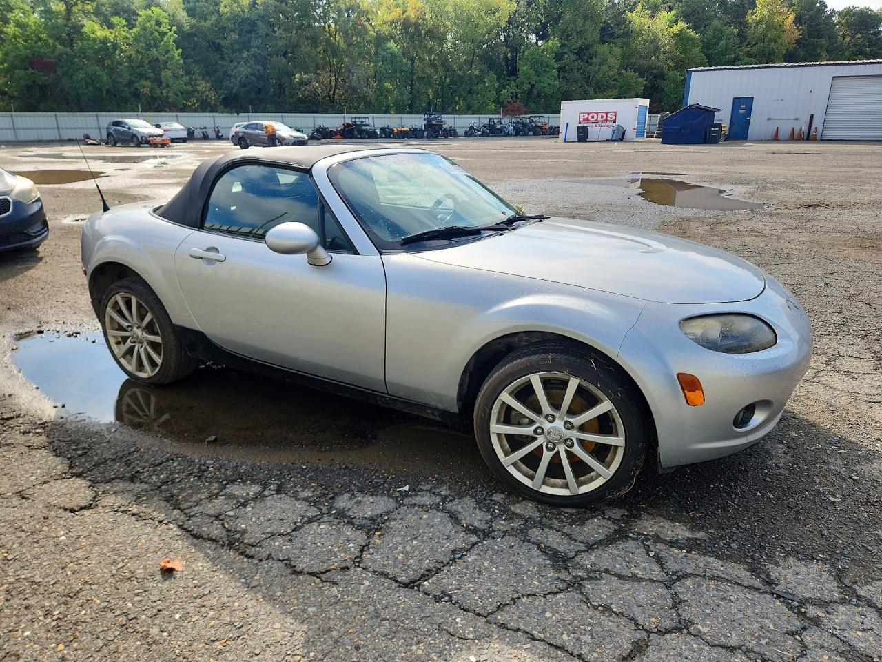 2006 Mazda Mx-5 Miata Silver vin: JM1NC25F760117668
