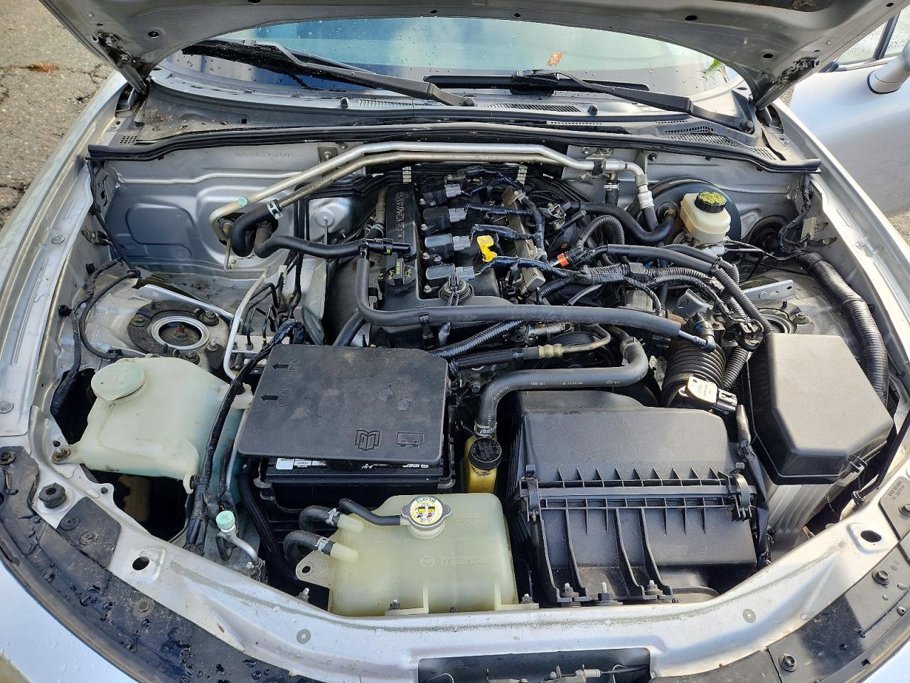 2006 Mazda Mx-5 Miata Silver vin: JM1NC25F760117668