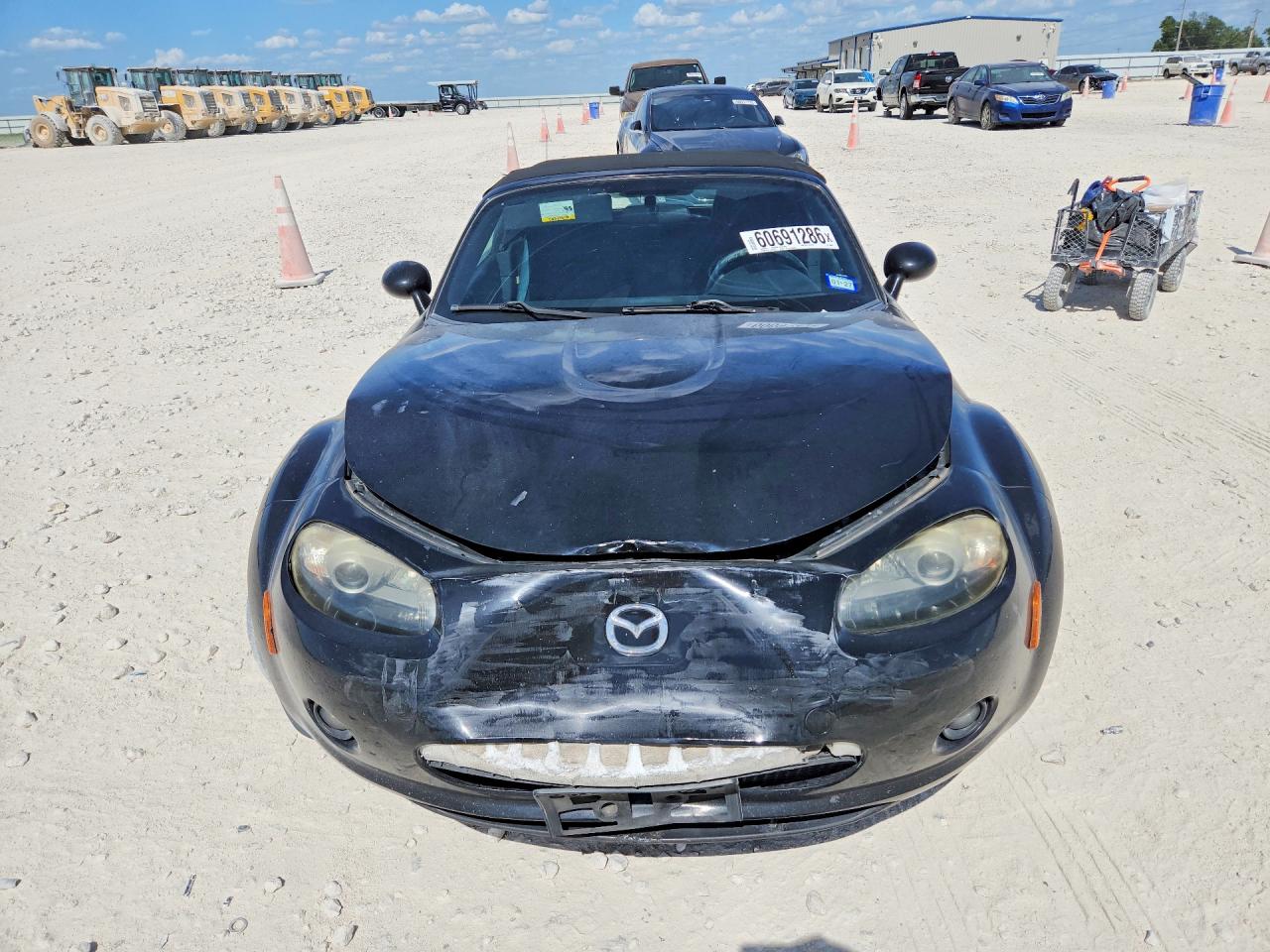 2006 Mazda Mx-5 Miata Black vin: JM1NC25F760120540