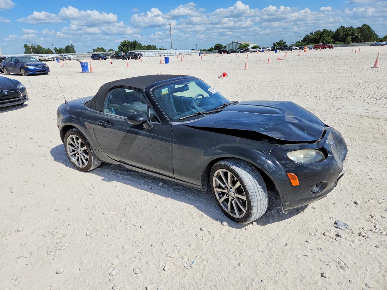 2006 Mazda Mx-5 Miata Black vin: JM1NC25F760120540