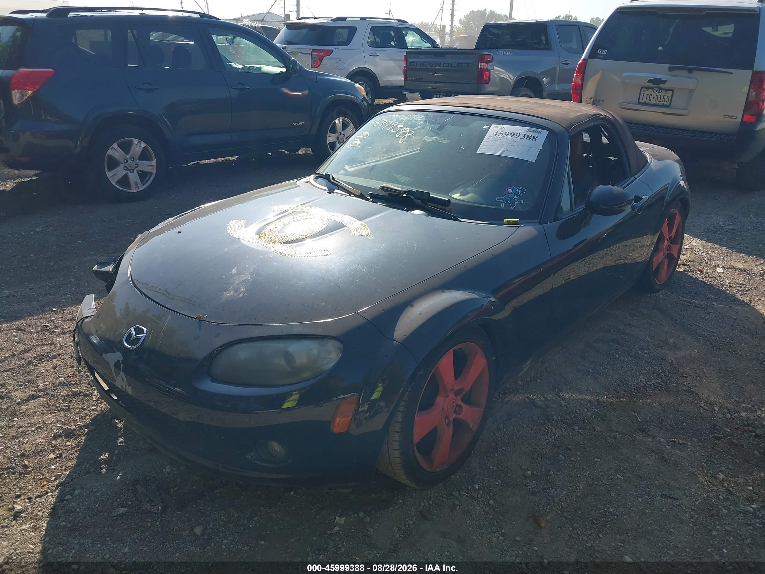 2007 Mazda Mx-5 Grand Touring Черный vin: JM1NC25F770132611