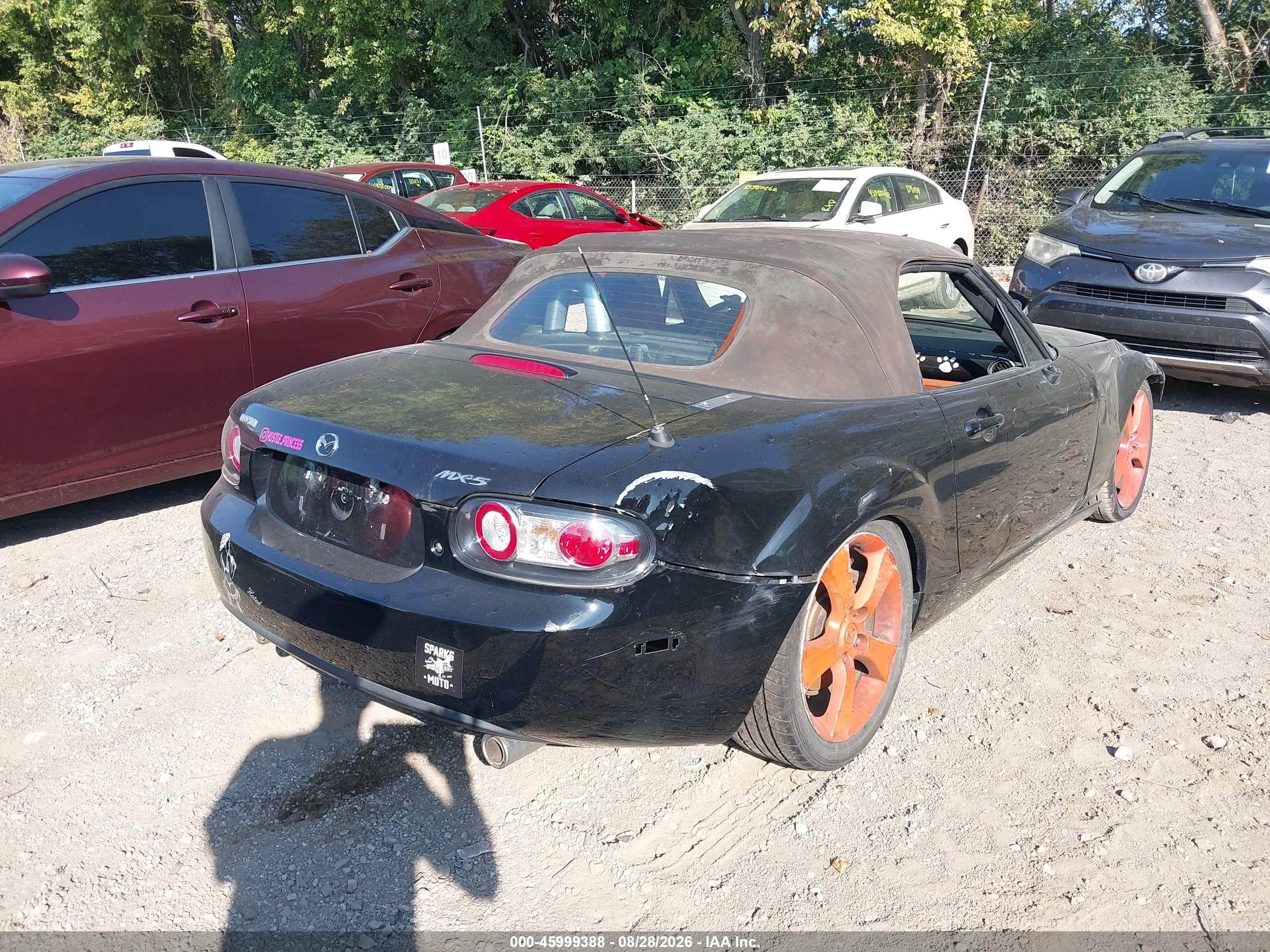 2007 Mazda Mx-5 Grand Touring Черный vin: JM1NC25F770132611