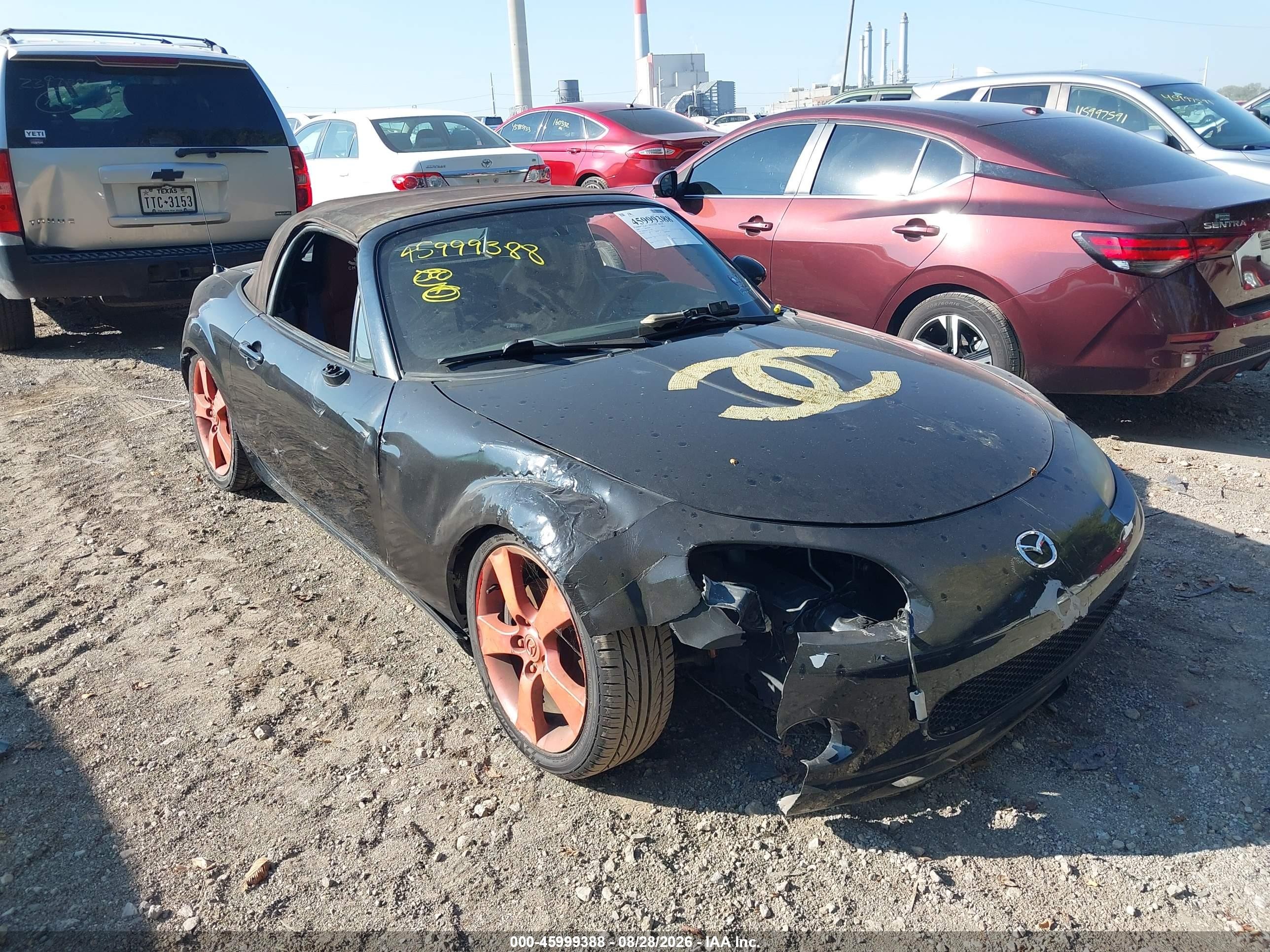 2007 Mazda Mx-5 Grand Touring Черный vin: JM1NC25F770132611