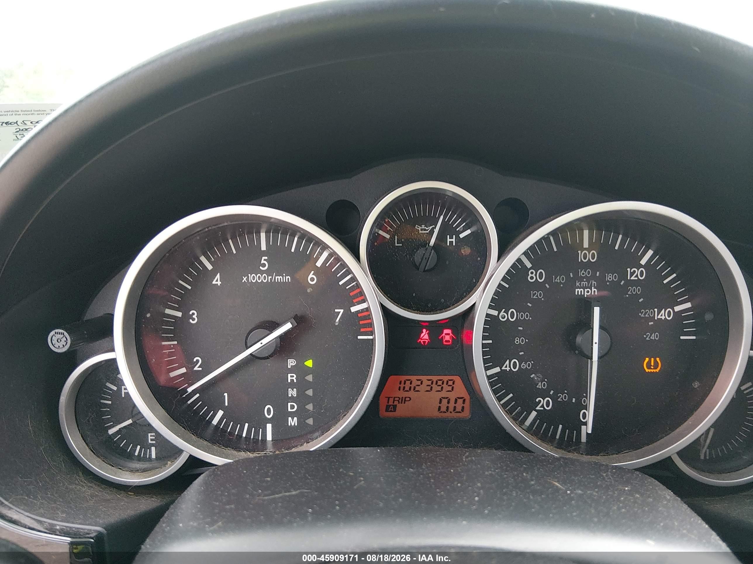 2008 Mazda Mx-5 Sport Silver vin: JM1NC25F780150009