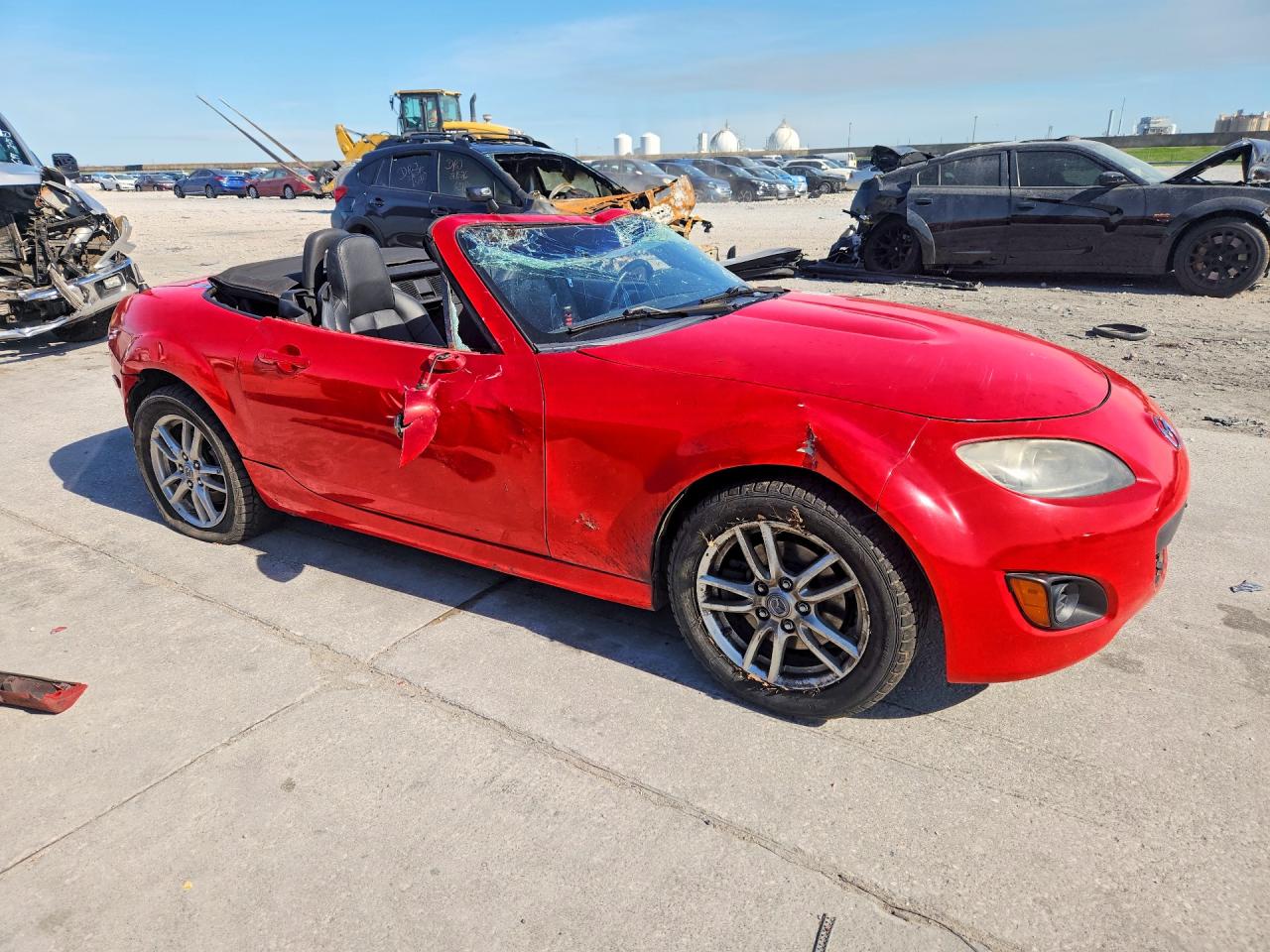 2009 Mazda Mx-5 Miata Красный vin: JM1NC25F790201574
