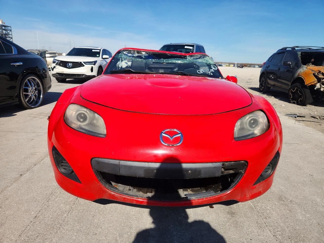 2009 Mazda Mx-5 Miata Красный vin: JM1NC25F790201574