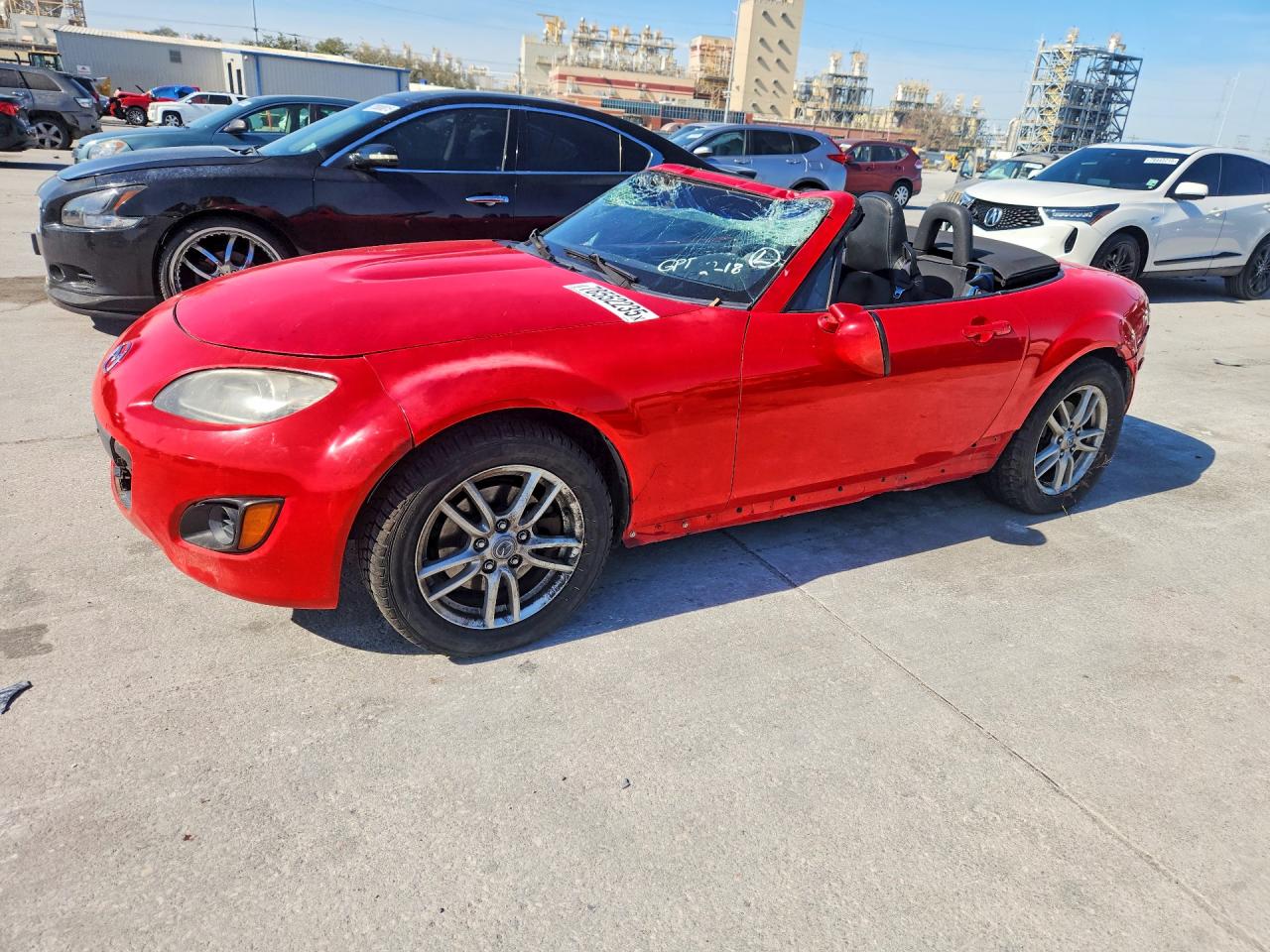 2009 Mazda Mx-5 Miata Красный vin: JM1NC25F790201574