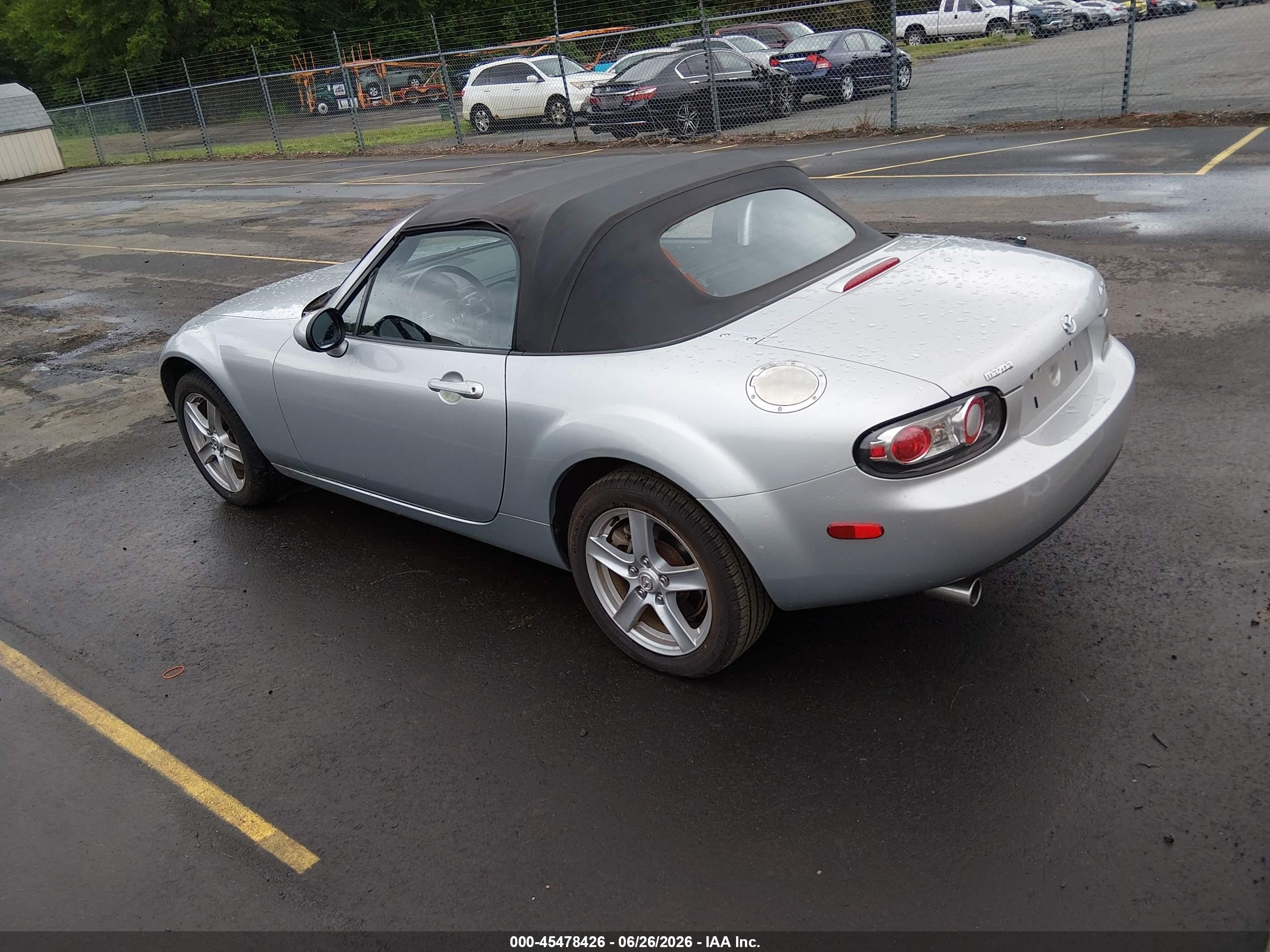 2006 Mazda Mx-5 Touring Silver vin: JM1NC25F860108350
