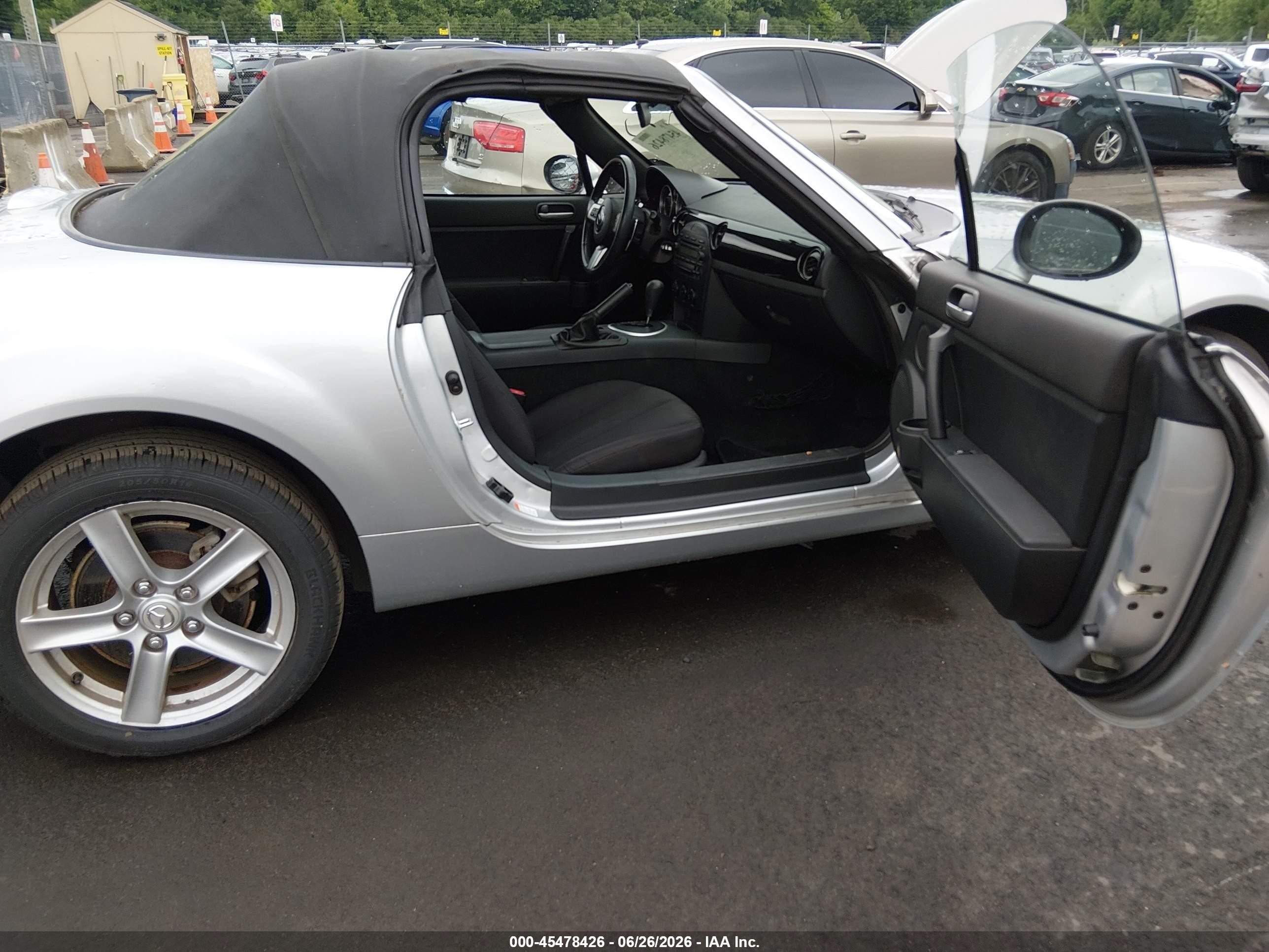 2006 Mazda Mx-5 Touring Silver vin: JM1NC25F860108350