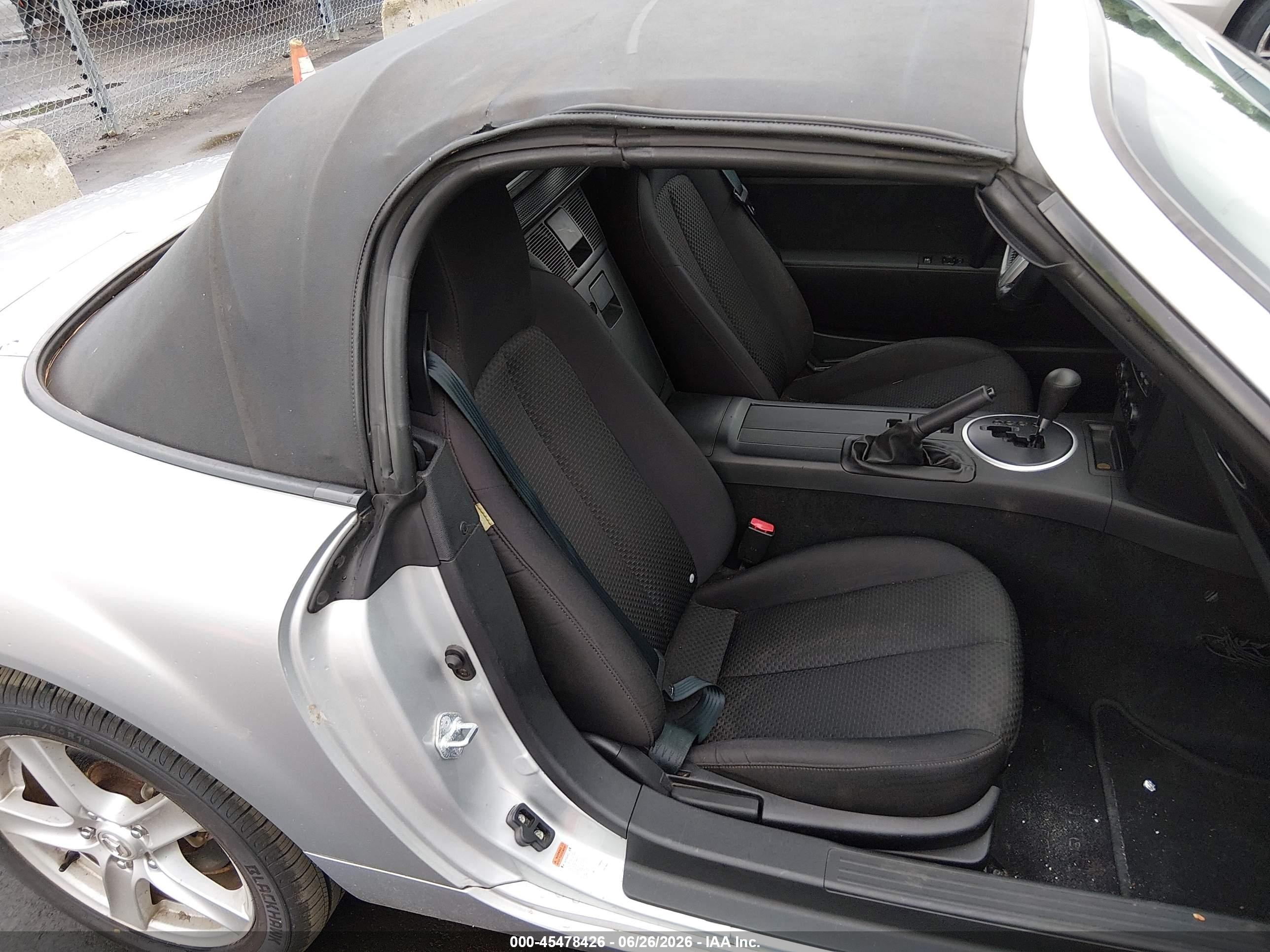 2006 Mazda Mx-5 Touring Silver vin: JM1NC25F860108350