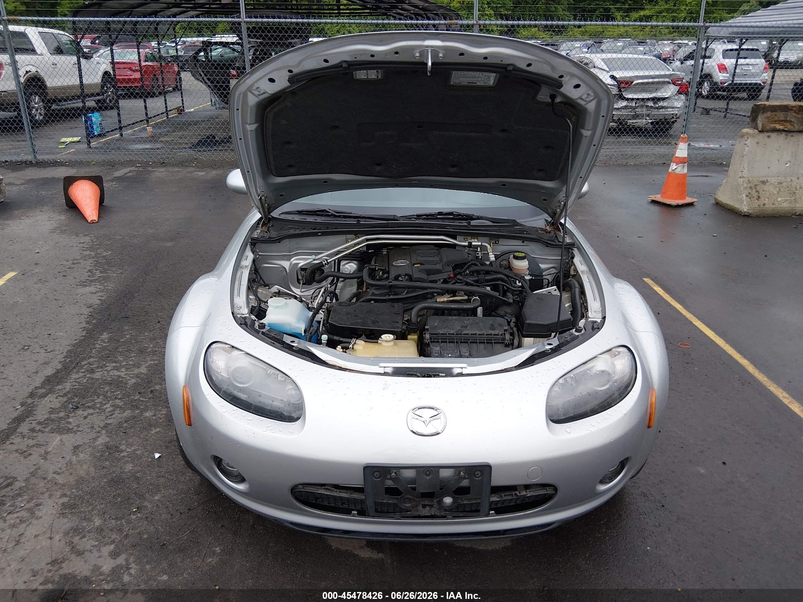 2006 Mazda Mx-5 Touring Silver vin: JM1NC25F860108350