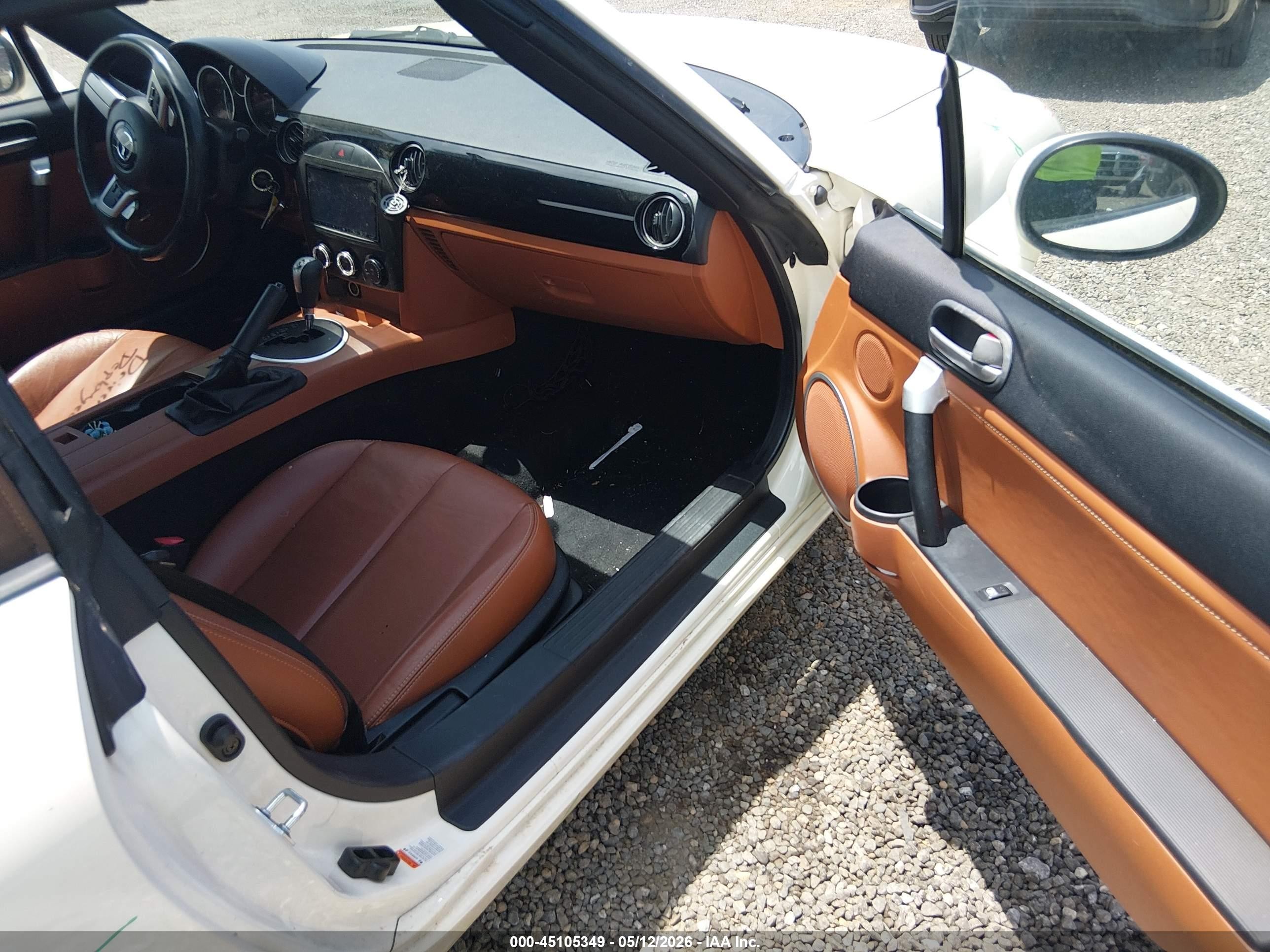 2006 Mazda Mx-5 Grand Touring Белый vin: JM1NC25F860121373