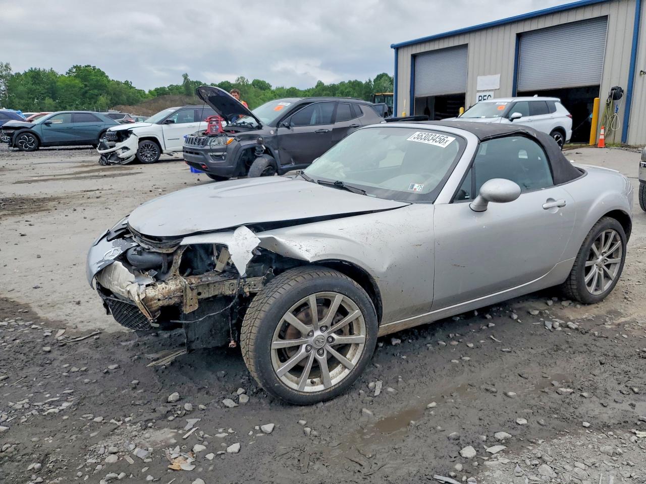 2007 Mazda Mx-5 Miata Серебряный vin: JM1NC25F870126347