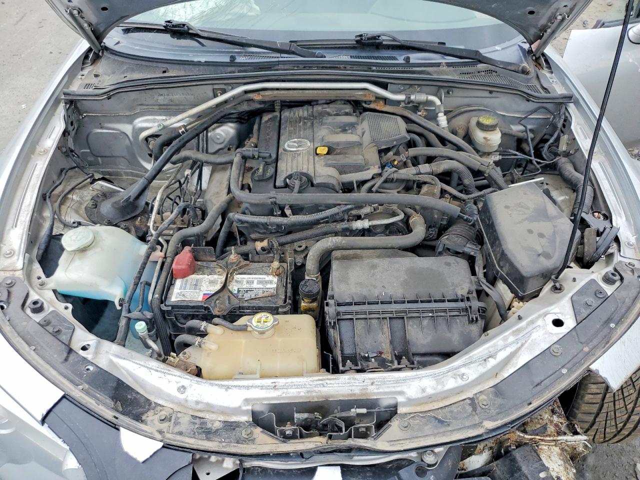 2007 Mazda Mx-5 Miata Серебряный vin: JM1NC25F870126347