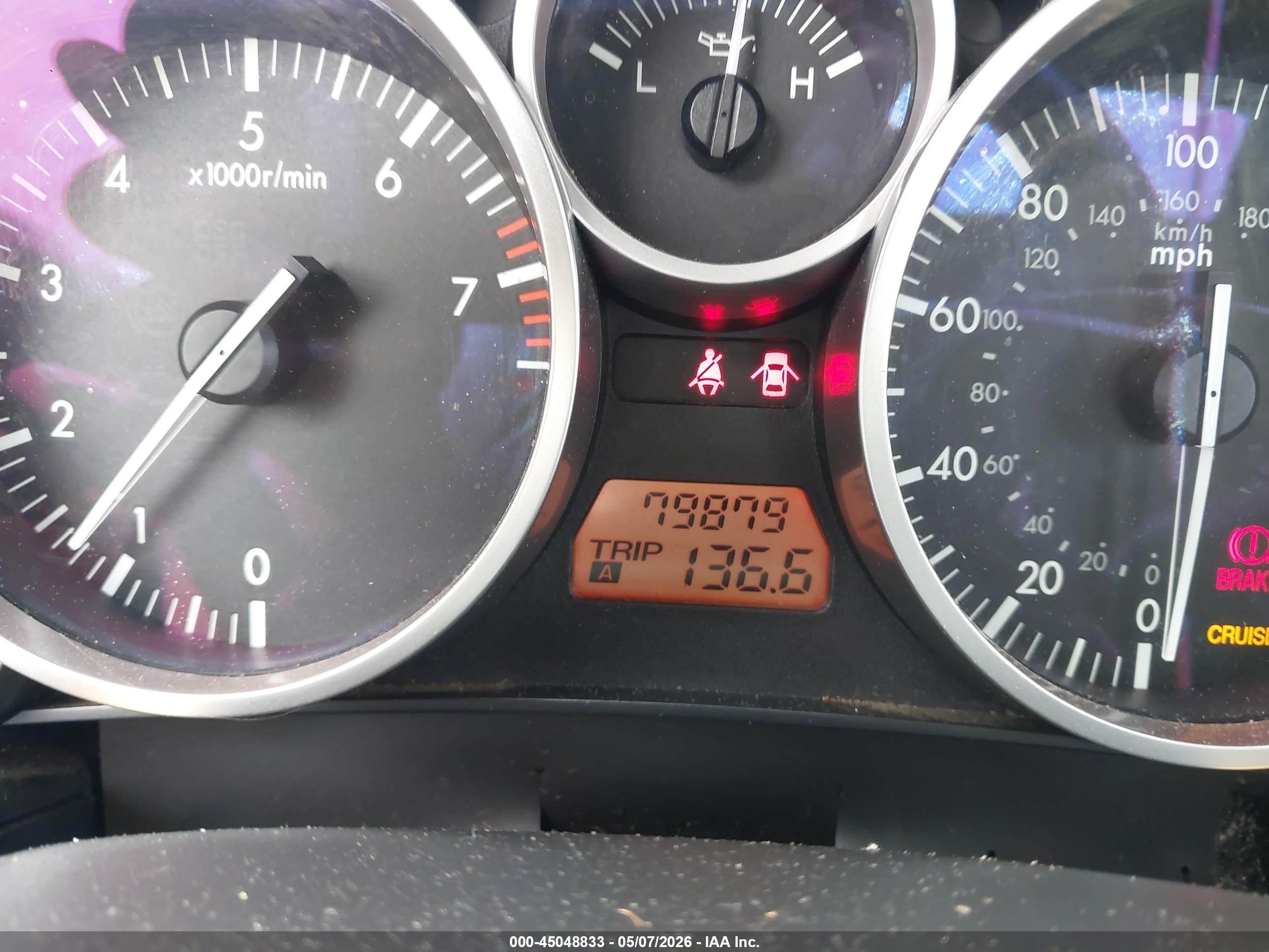 2007 Mazda Mx-5 Touring Blue vin: JM1NC25F870127742