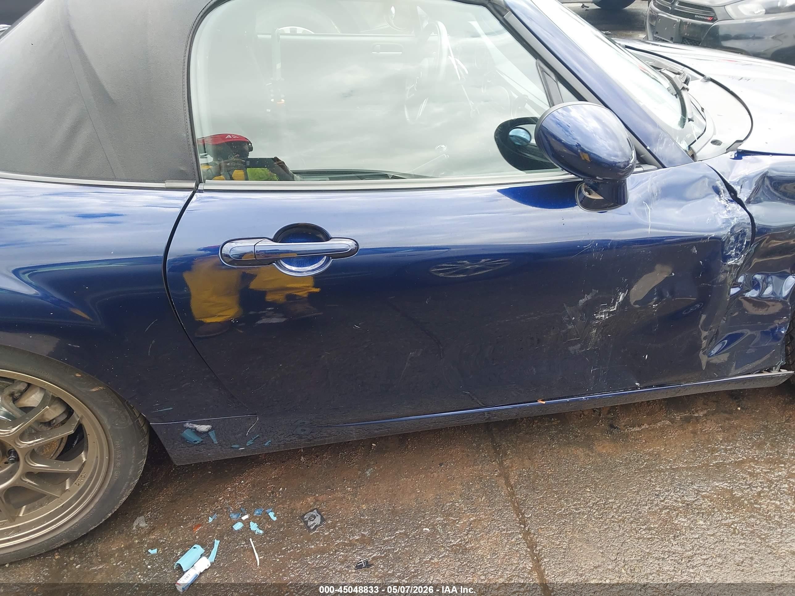 2007 Mazda Mx-5 Touring Blue vin: JM1NC25F870127742