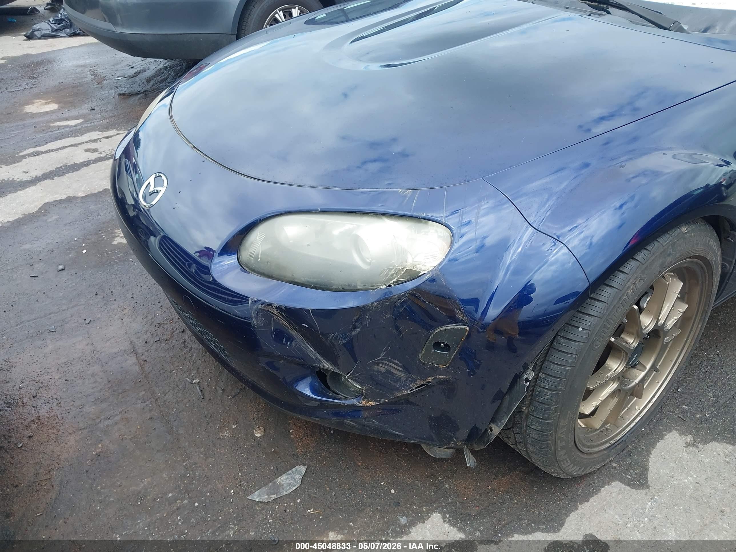 2007 Mazda Mx-5 Touring Blue vin: JM1NC25F870127742