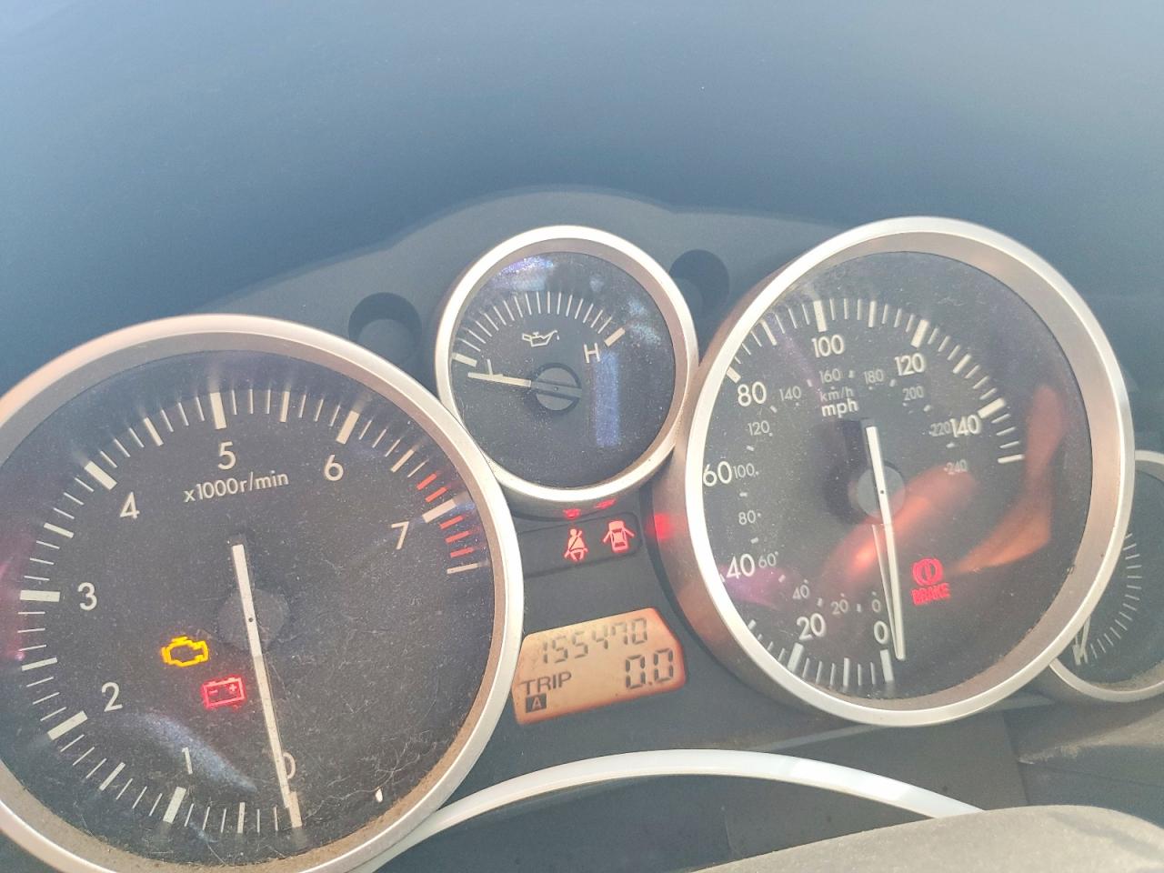 2007 Mazda Mx-5 Miata Бордовый vin: JM1NC25F870128776