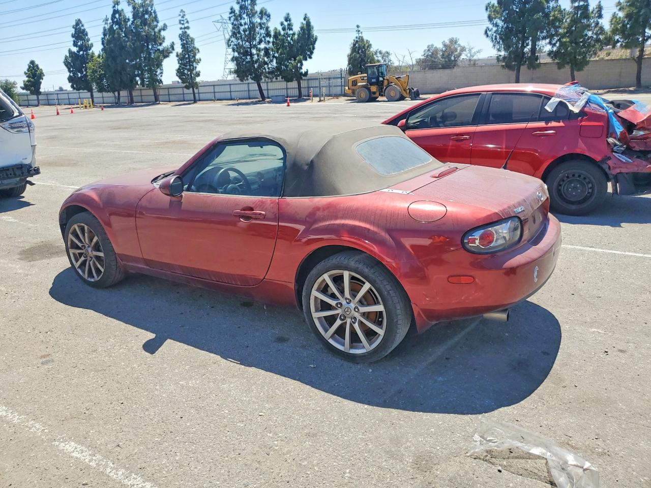 2007 Mazda Mx-5 Miata Бордовый vin: JM1NC25F870128776