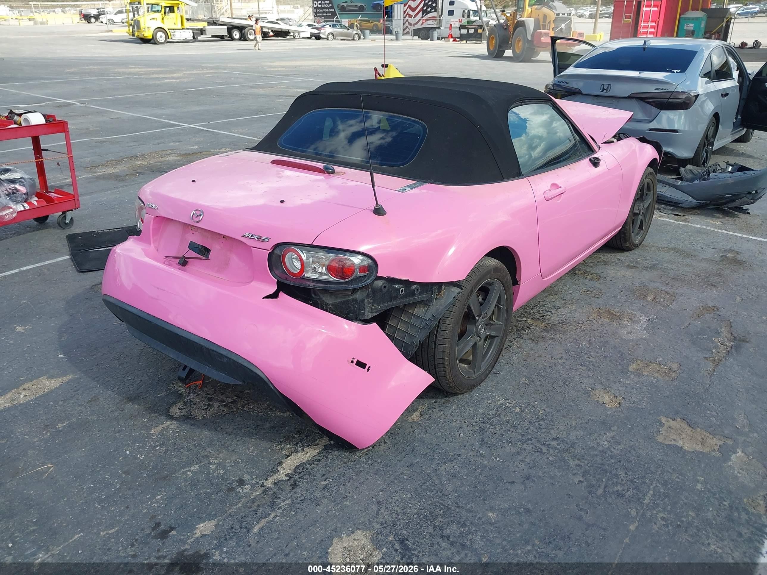 2007 Mazda Mx-5 Miata   Pink vin: JM1NC25F870130060