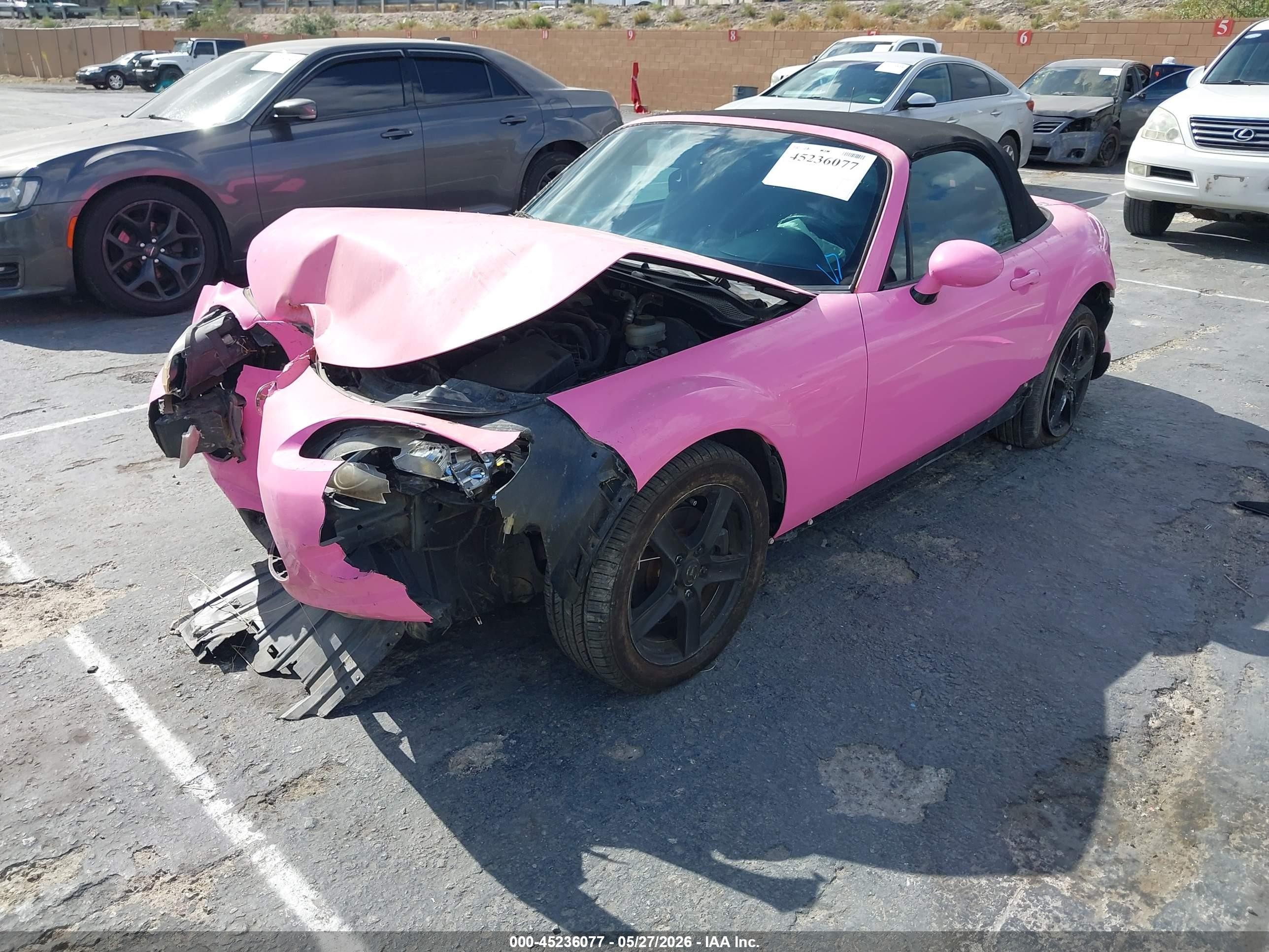 2007 Mazda Mx-5 Miata   Pink vin: JM1NC25F870130060