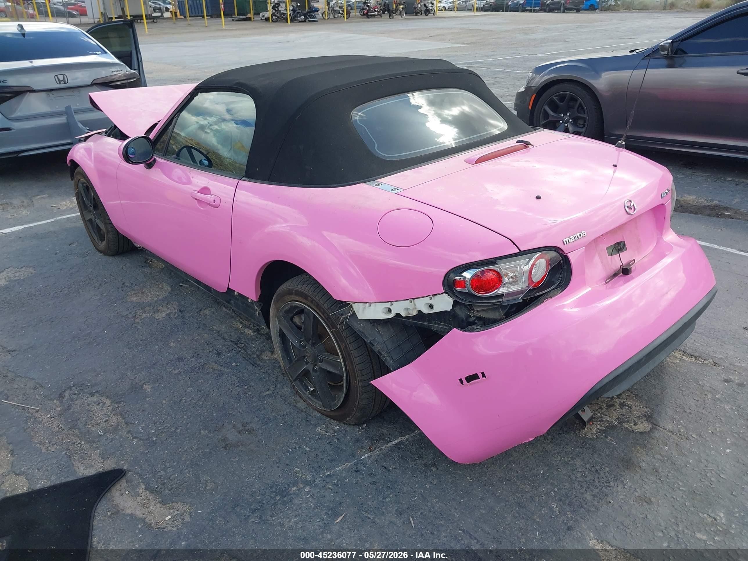 2007 Mazda Mx-5 Miata   Pink vin: JM1NC25F870130060