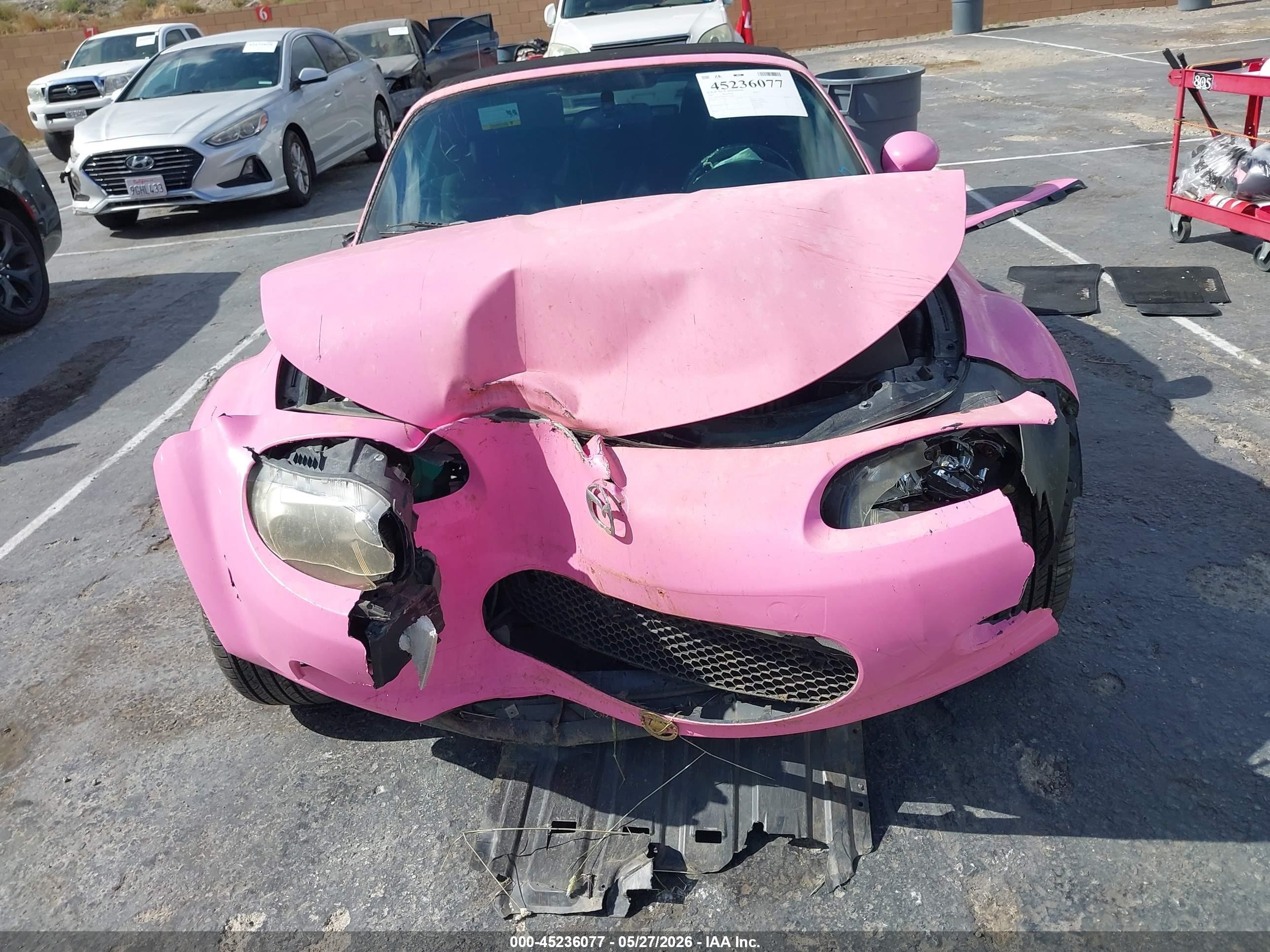 2007 Mazda Mx-5 Miata   Pink vin: JM1NC25F870130060