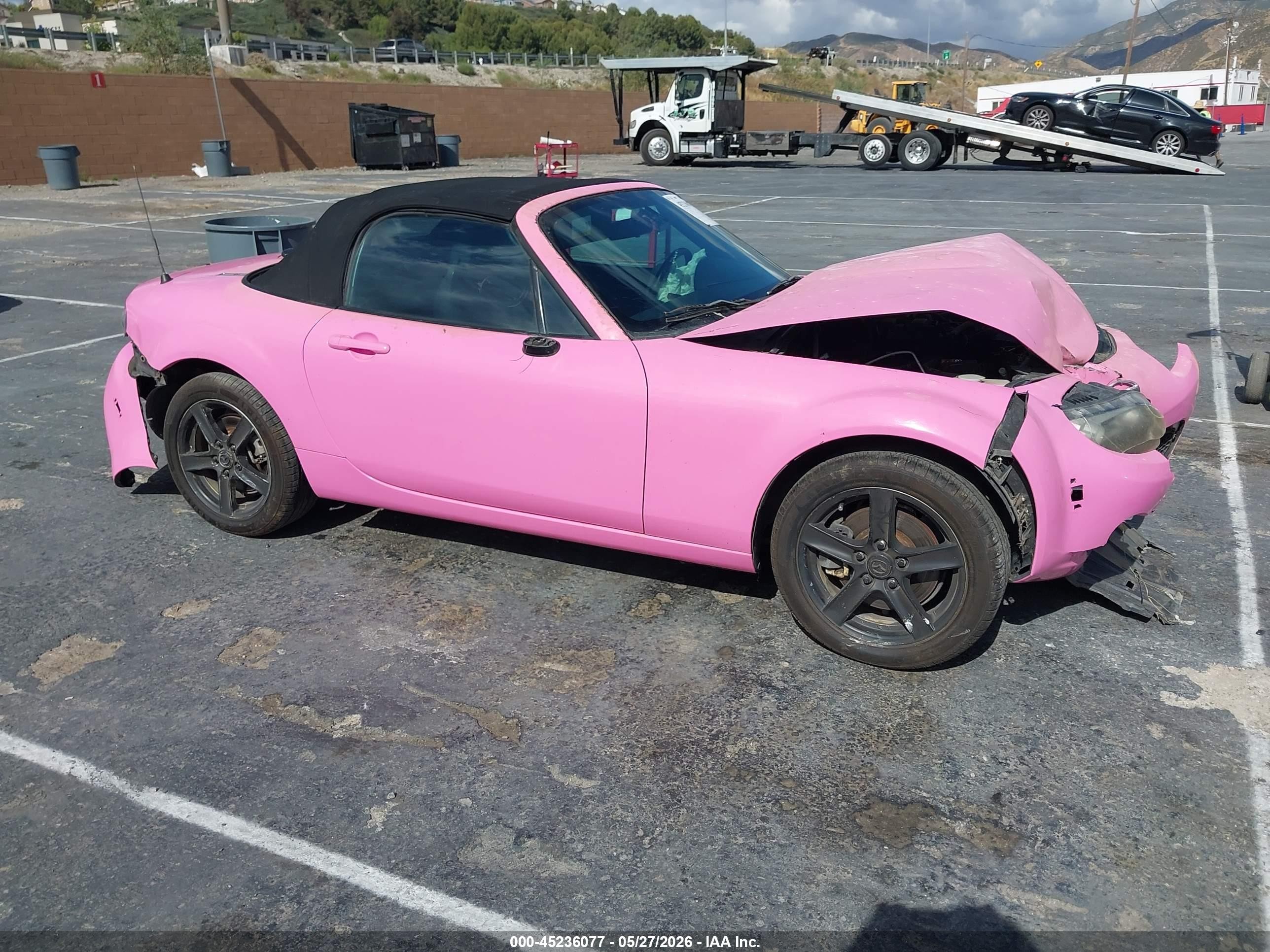 2007 Mazda Mx-5 Miata   Pink vin: JM1NC25F870130060